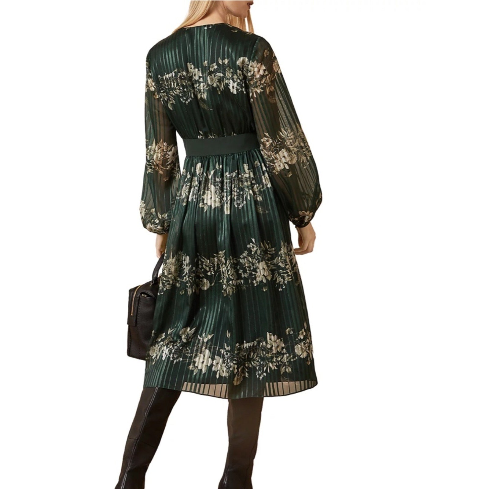 Ted Baker Delyla Meadow-Print Midi Dress - 3 🌟