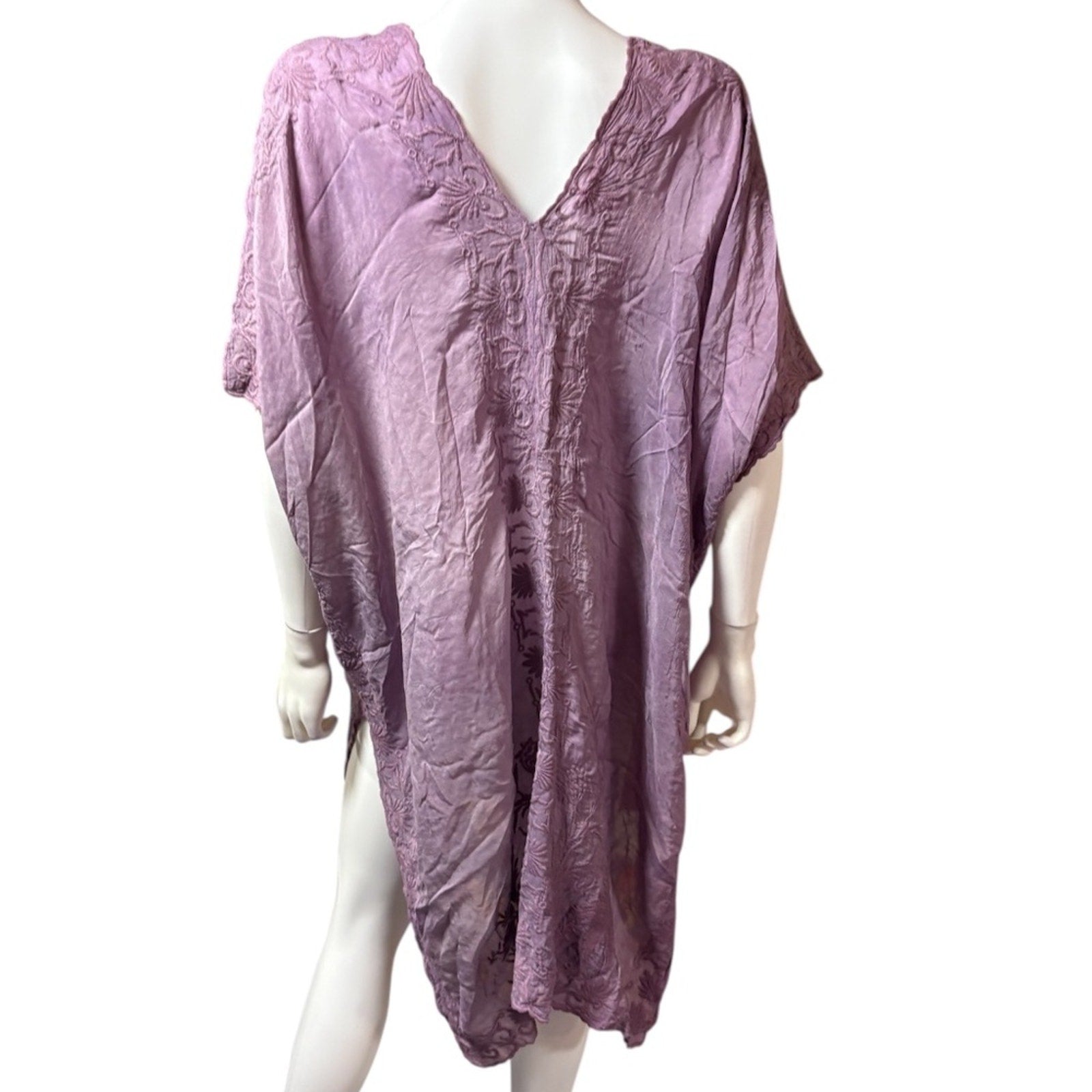 Johnny Was Purple Kaftan - M