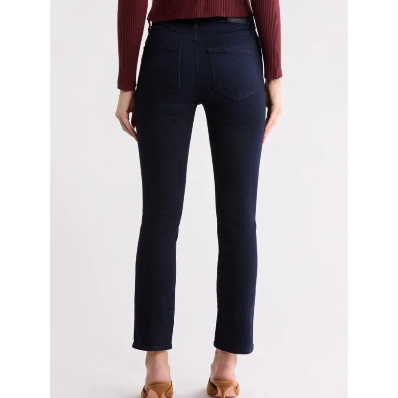Paige Women's Cindy High Waist Ankle Straight Leg Jeans in Thames - size 25