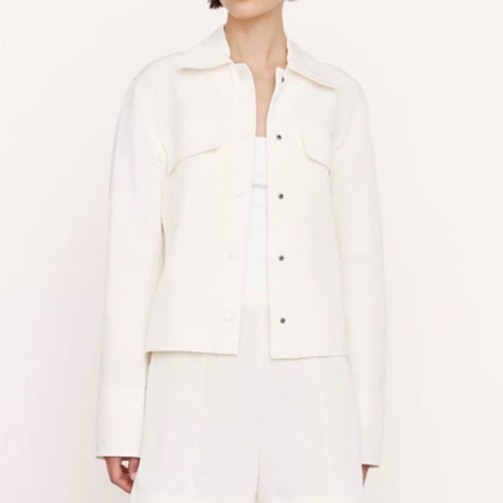 NEW Vince Textured Shirt Jacket - size Large
