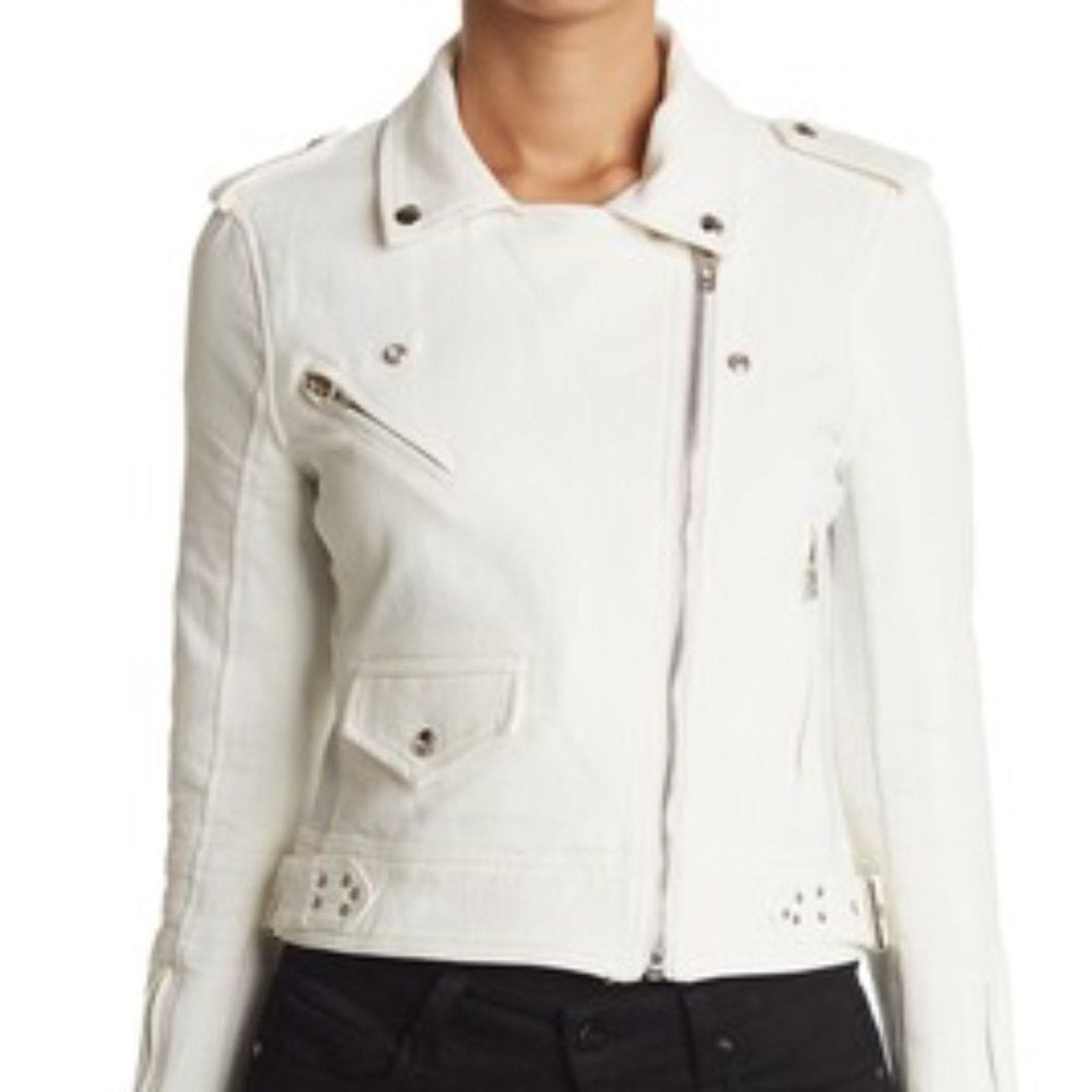 NWT Blank NYC Crepe Moto Jacket - size M