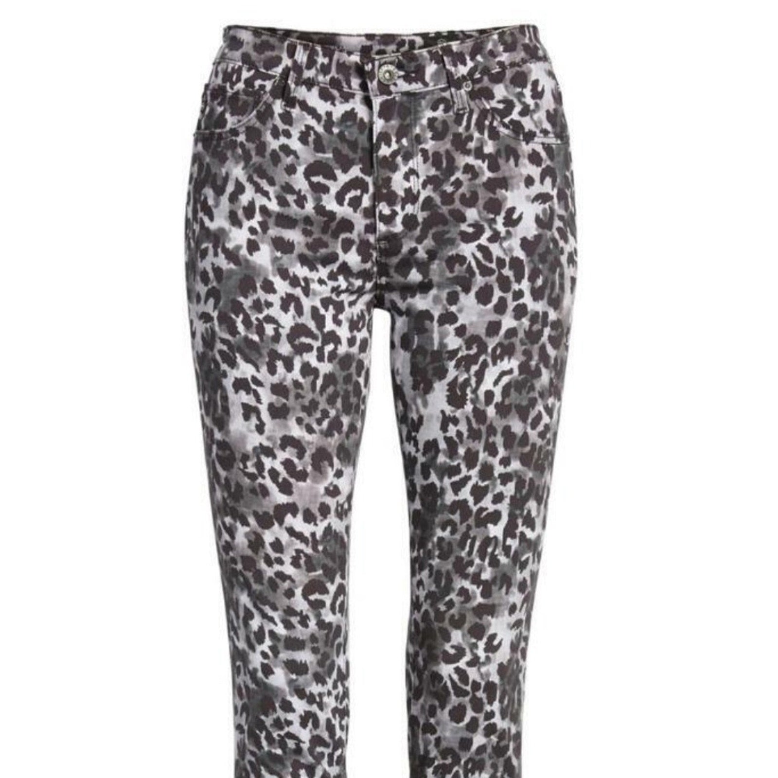 AG Adriano Goldschmied Prima Ankle Cigarette Leopard Stretch Jeans size 27