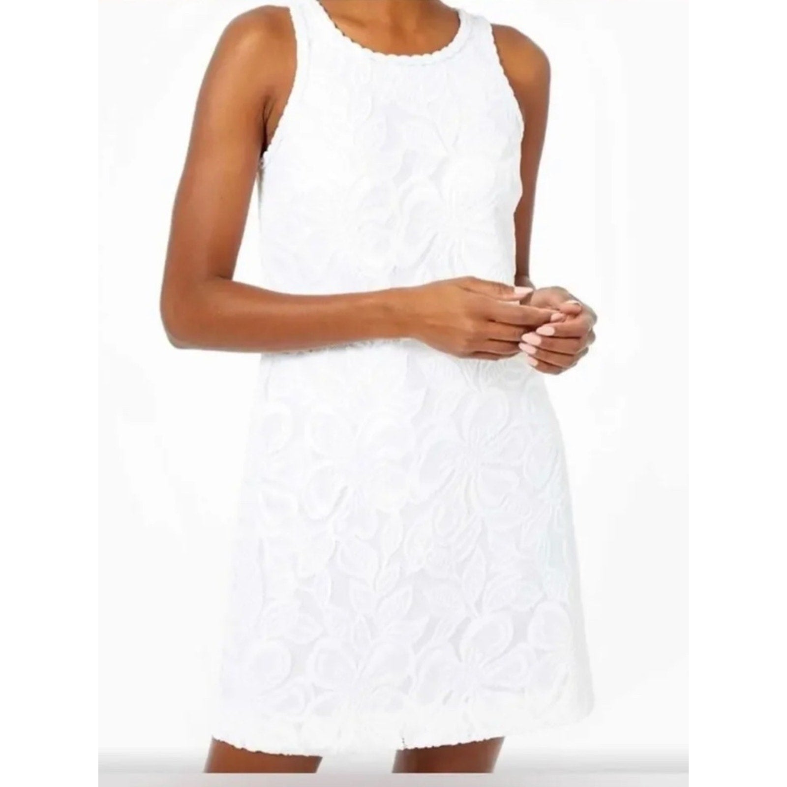 Lilly Pulitzer Marquette White Lace Summer Dress- XL 🌟
