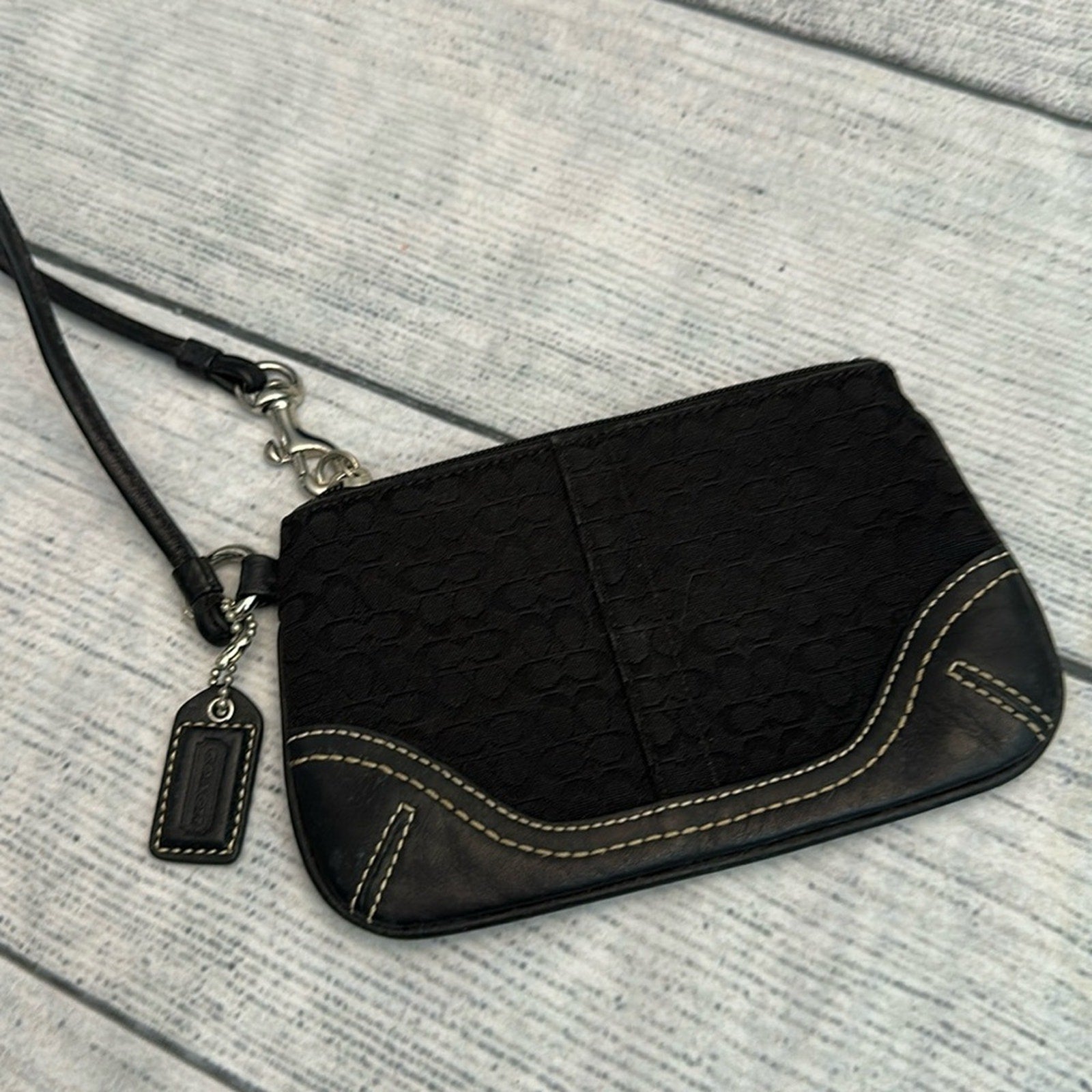 Coach Y2K clutch black mini