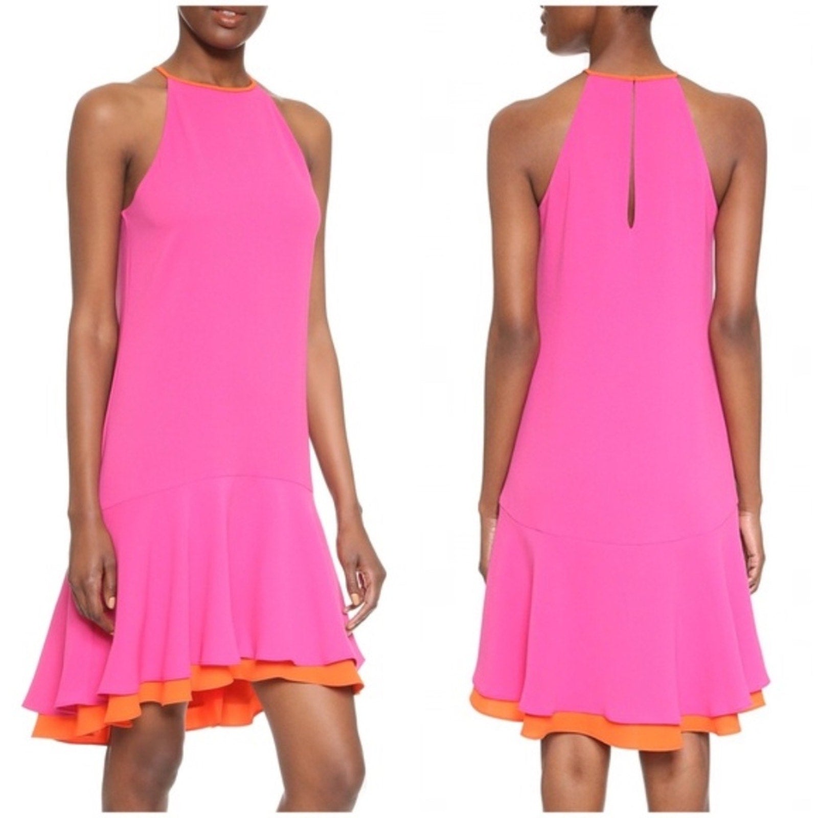 Diane von Furstenberg 'Kera' Sleeveless Crepe Drop Waist Dress - size 6