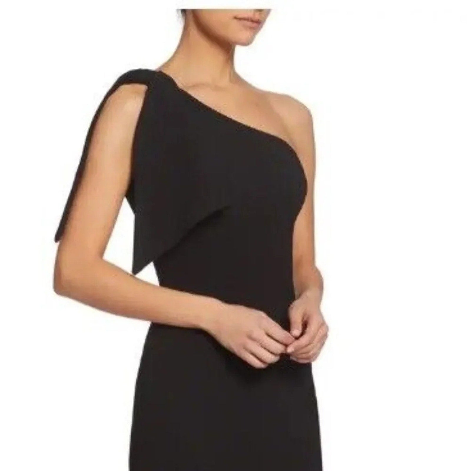 NEW Dress The Population Tiffany One Shoulder Midi Dress - size Large