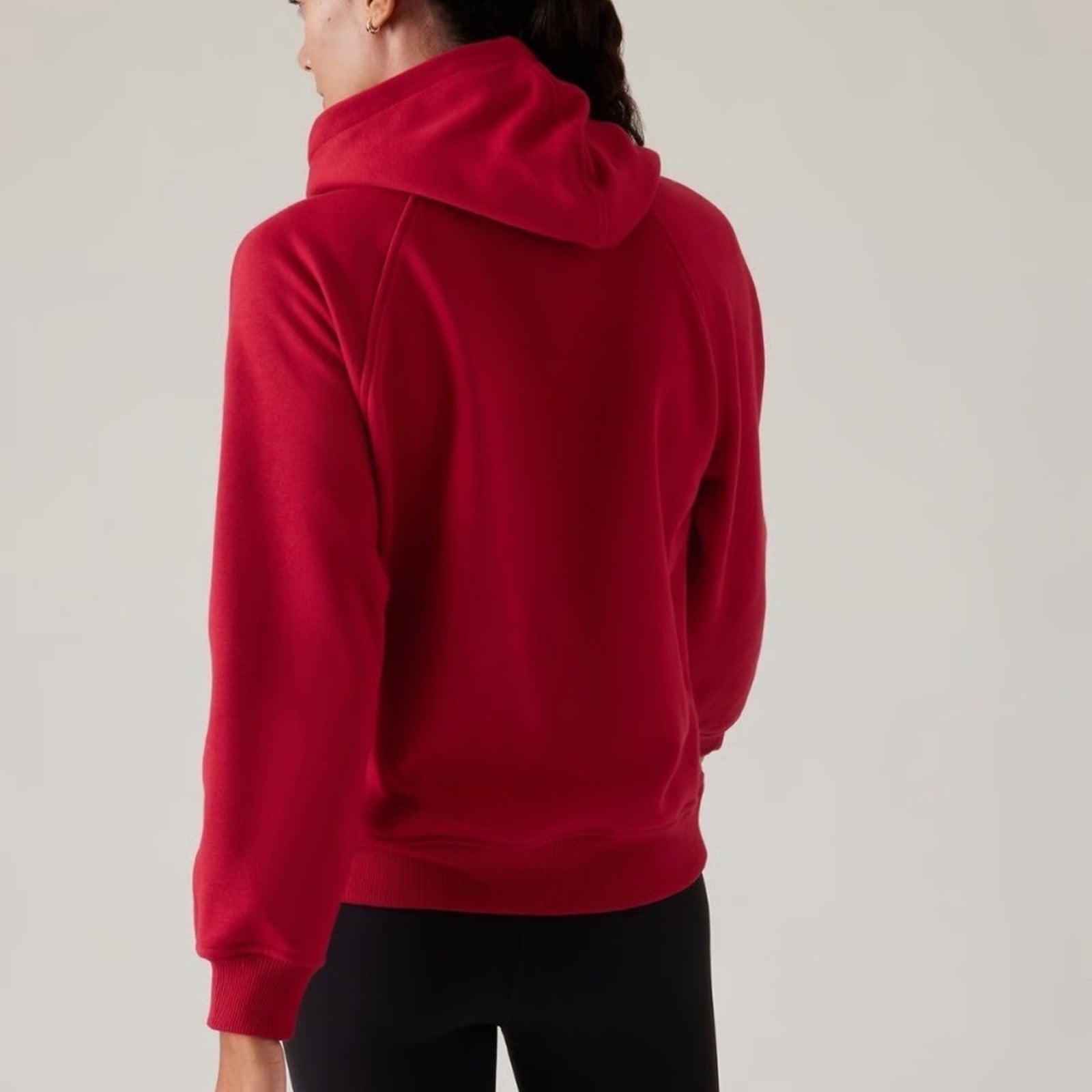 Athleta Cozy Karma Hoodie Sweatshirt Clover Berry - size small