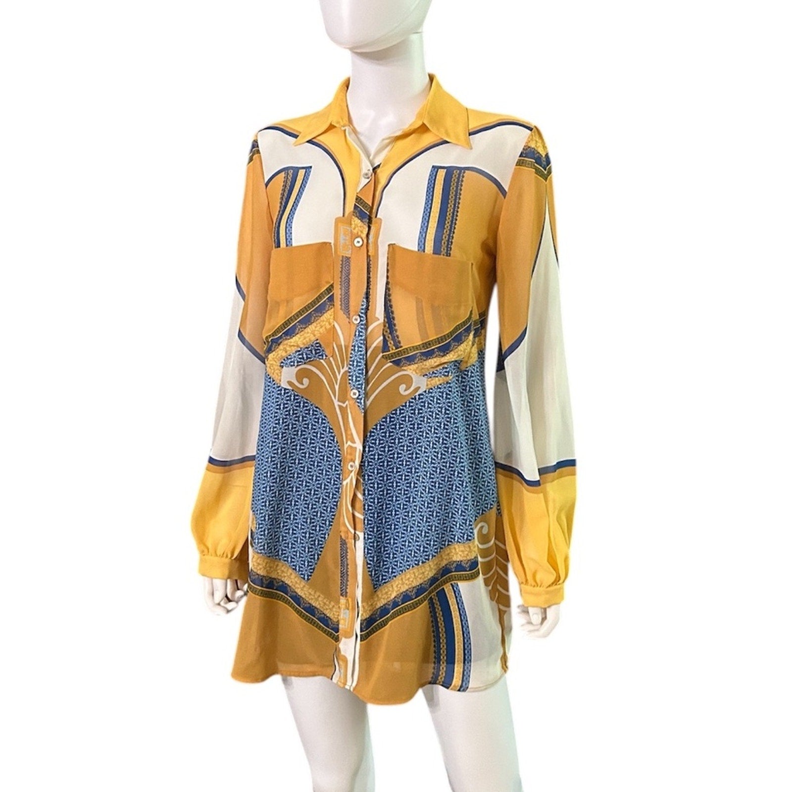 Farm Rio vintage oversized shirt - size M