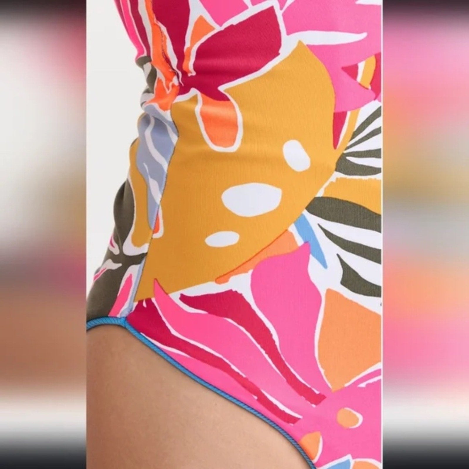 NWT Maaji Reversable Bluetooth Cancun One Piece Strapless Swimsuit - size large
