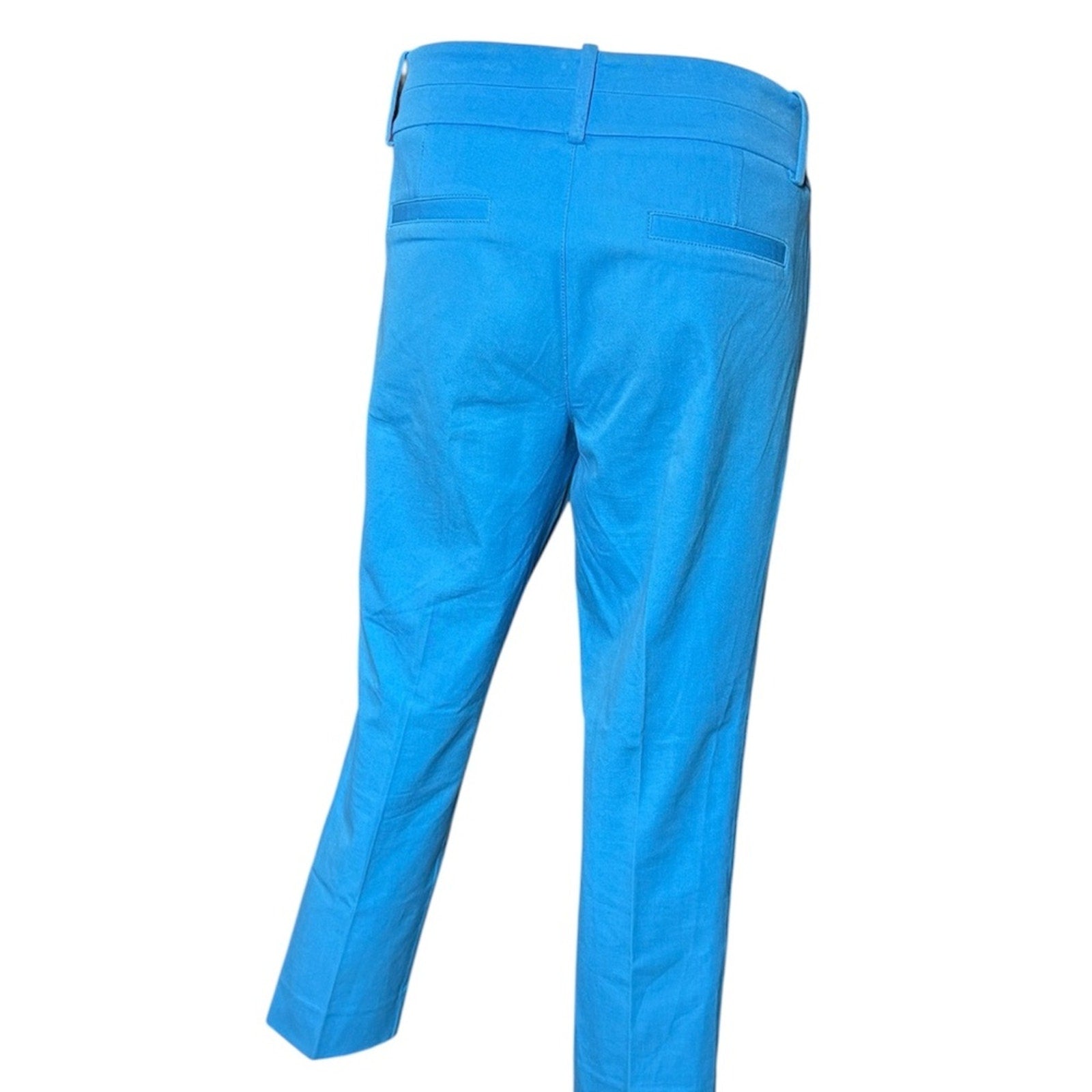 Lilly Pulitzer Blue Turquoise Cropped Capri Trouser Pants - Size 8