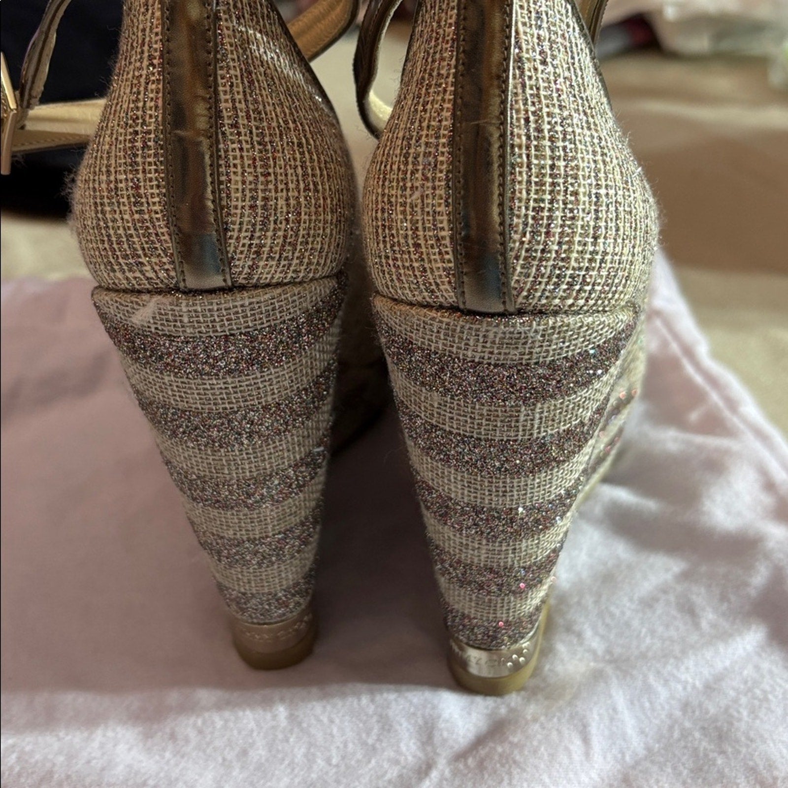 NEW Jimmy Choo Pacific Wedge - 37 1/2 (7.5)