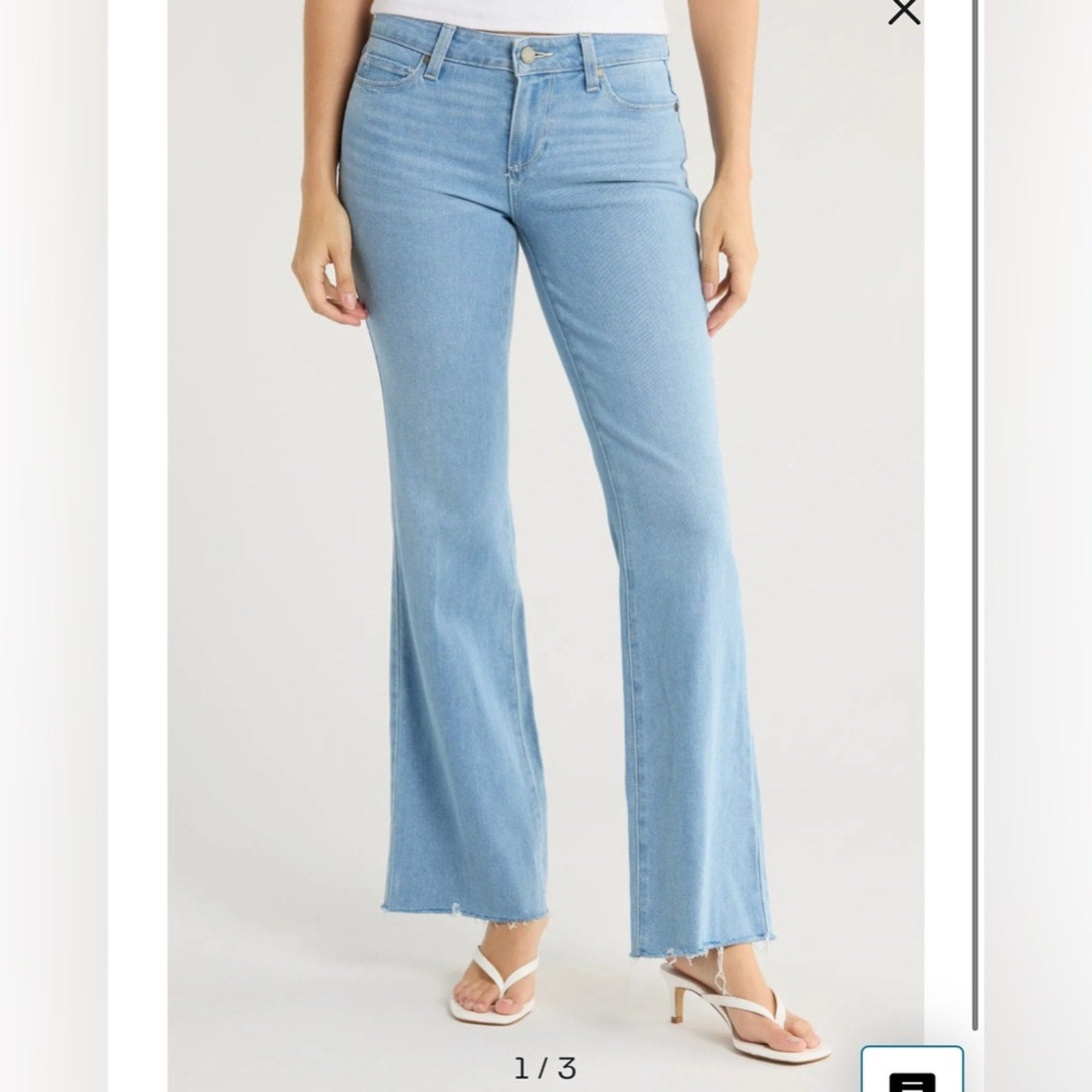 NWT Paige Skyline Bootcut Leg Jeans - size 27