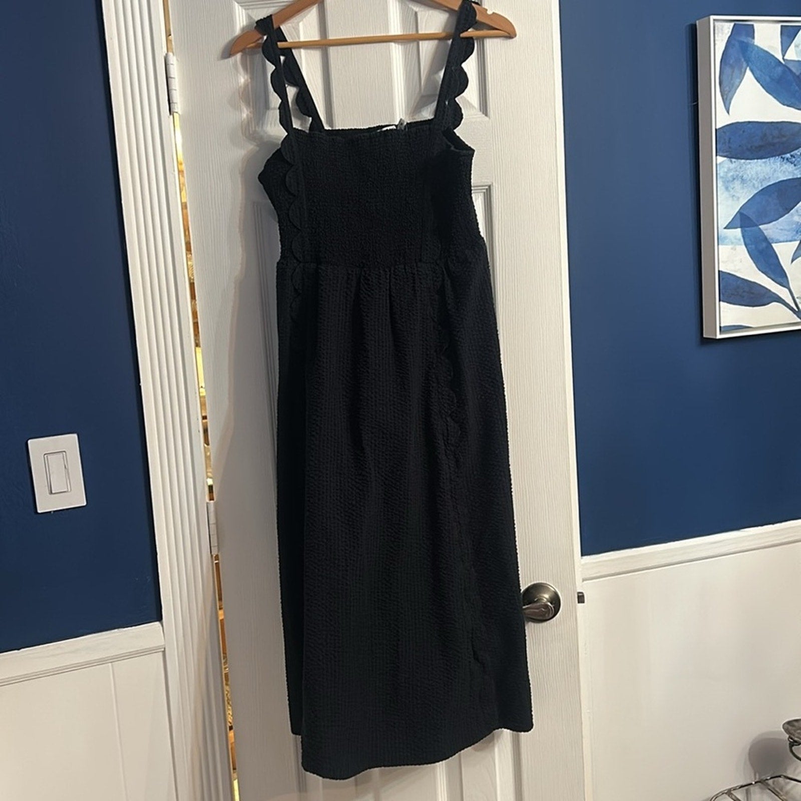 Vineyard Vines Seersucker Scalloped‎ Sundress Size - size M