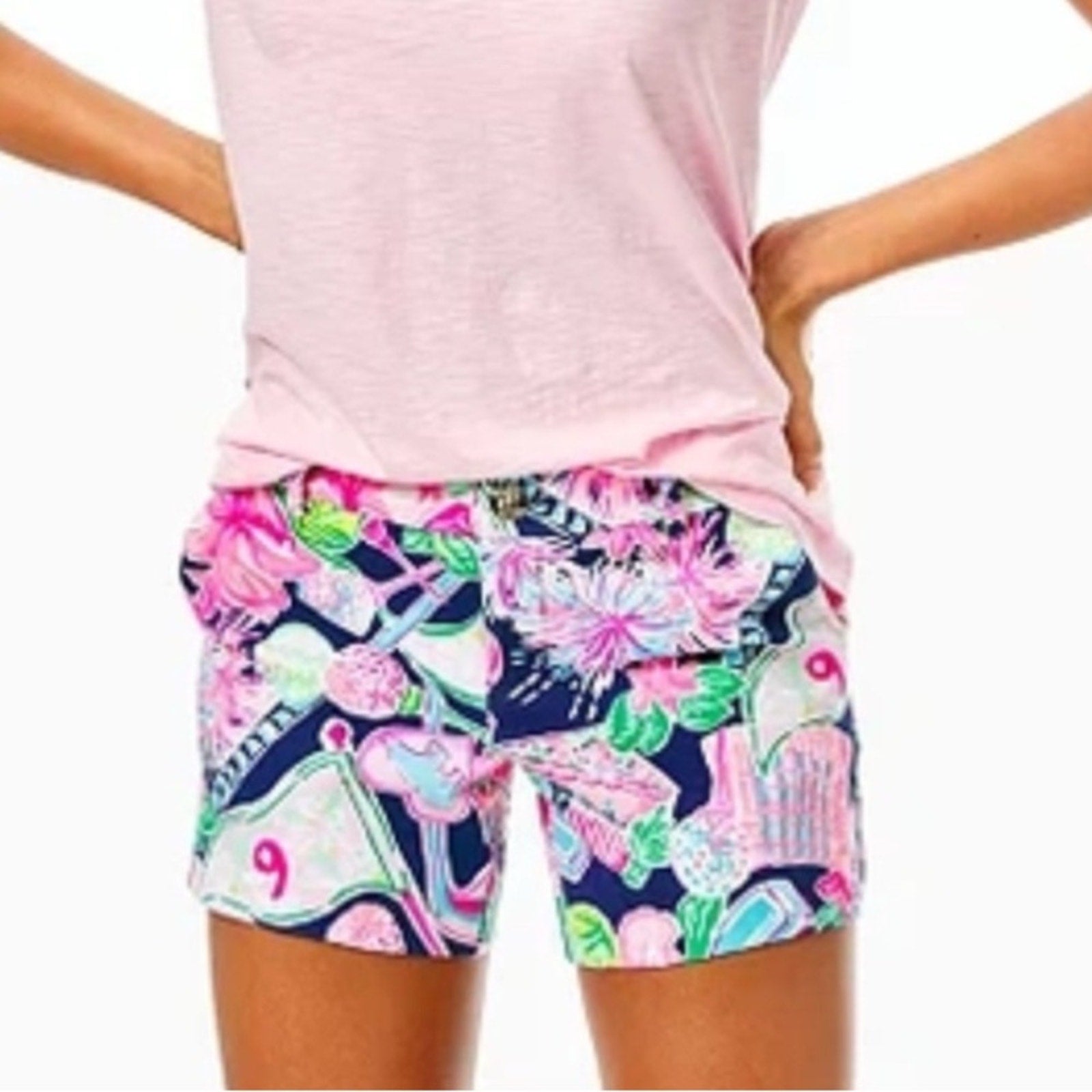 LILLY Pulitzer 5" Callahan Short in The Honda Classic - size 2