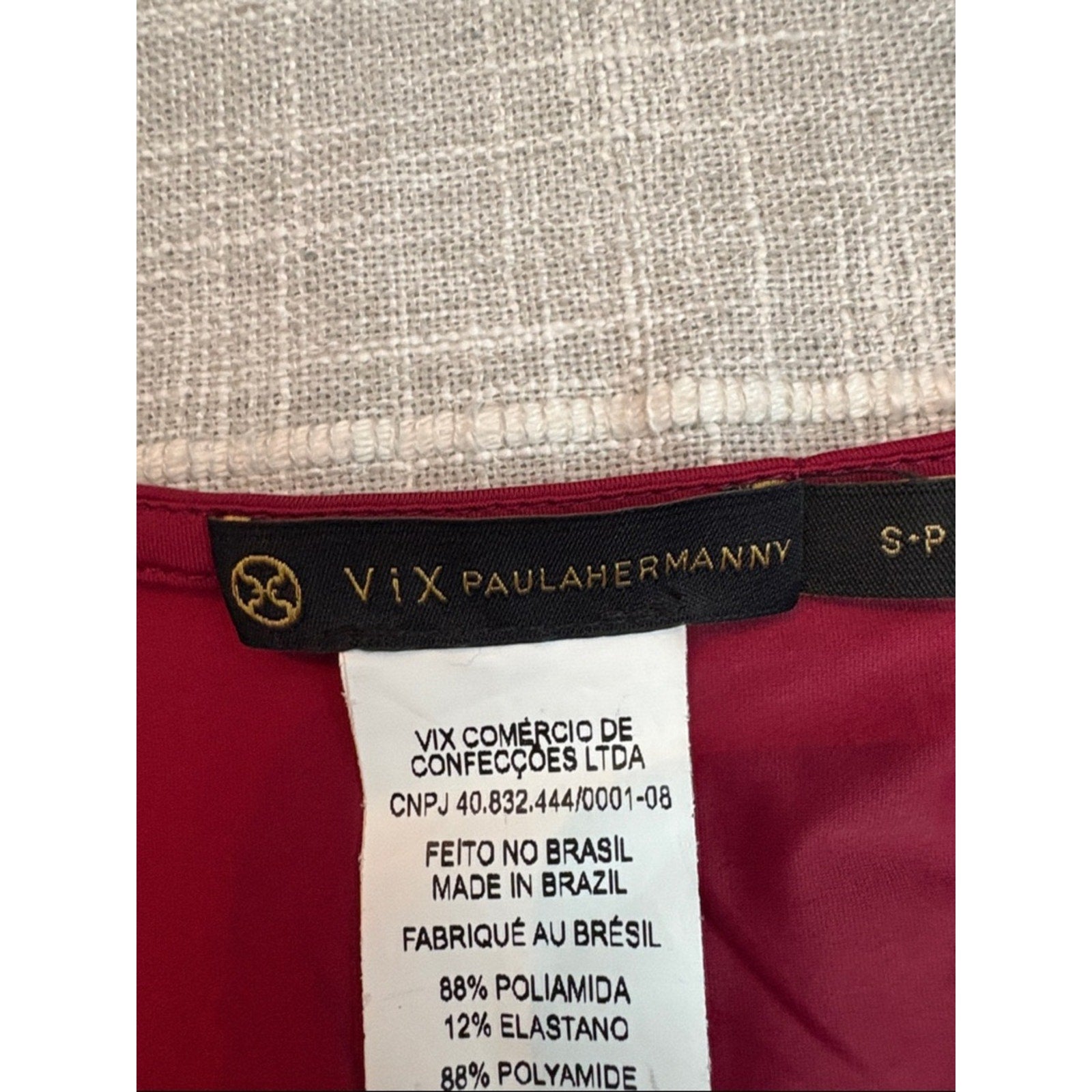 ViX Paula Hermanny ViX Karina Swim Cover-Up Dress - size small - NEW