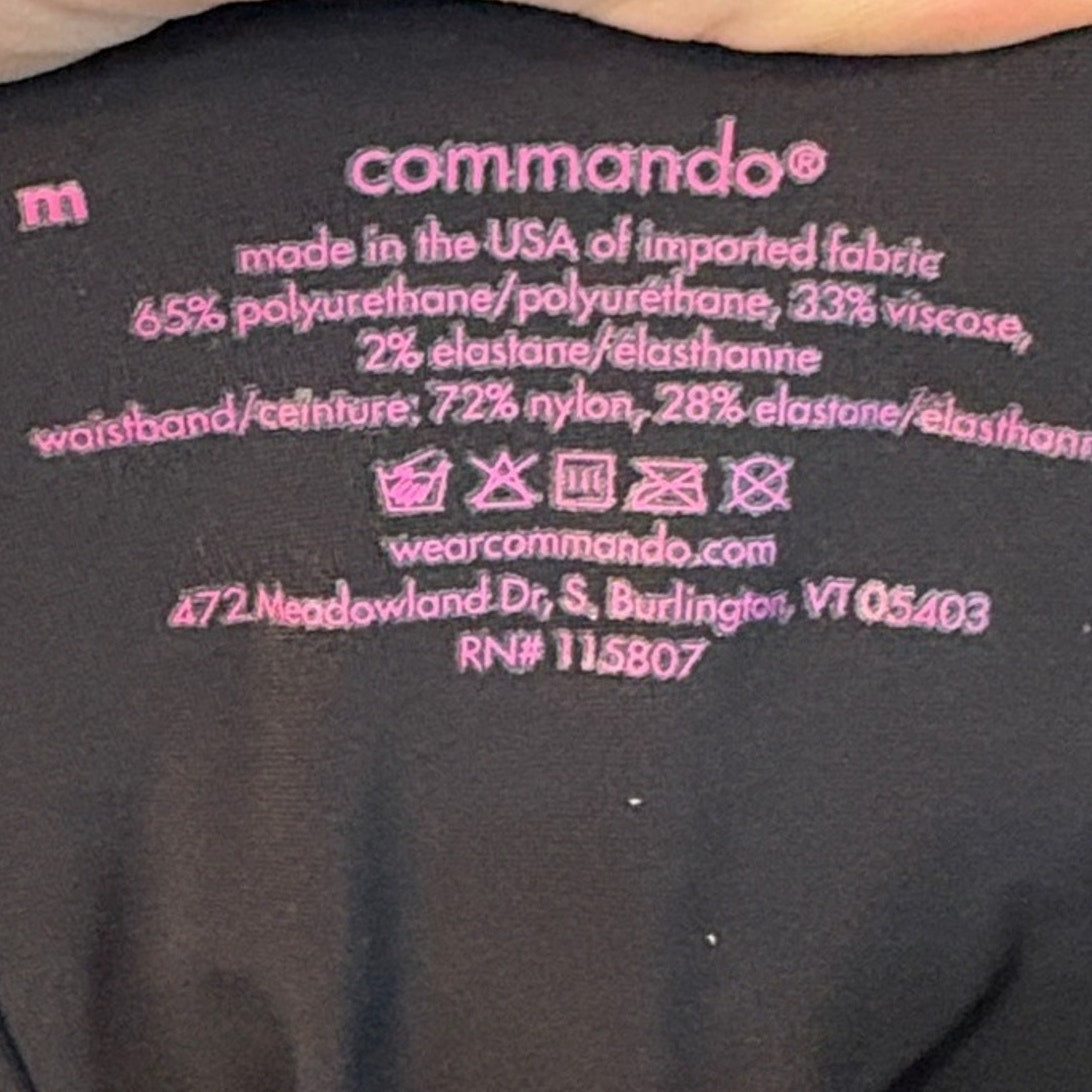 NWT Commando Faux Leather Animal Legging Croc - size M