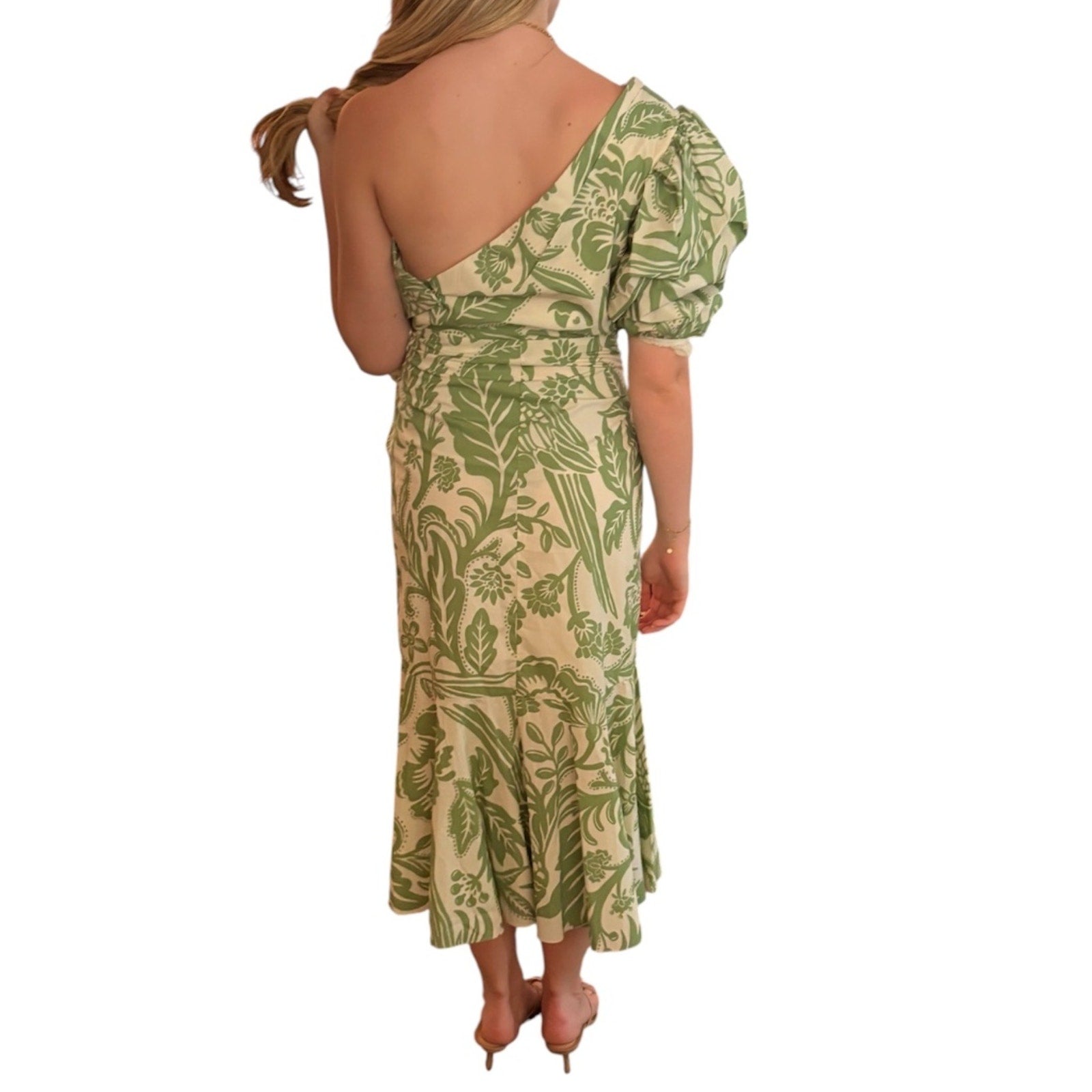 Johanna Ortiz Orchard Dance One Shoulder Cotton Dress - 4 🌟