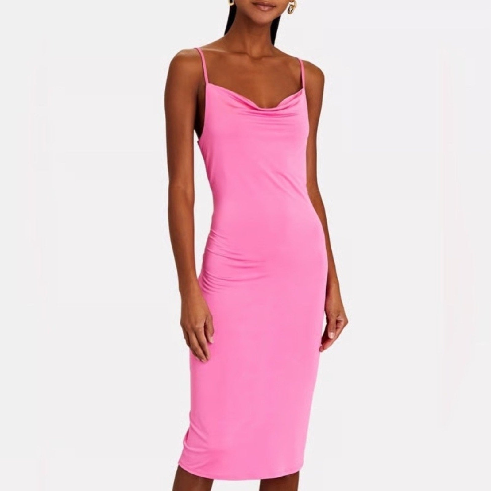 L´Agence Tami Cowl Neck Jersey Slip Dress - Size 4