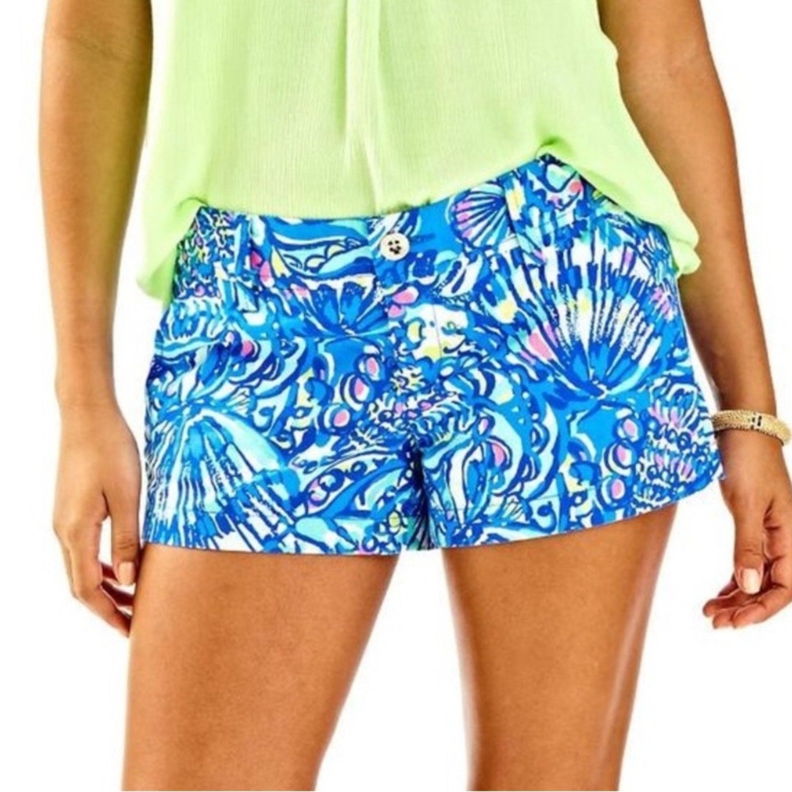 Lilly Pulitzer Walsh Short 3” Inseam Mid Rise Size 2