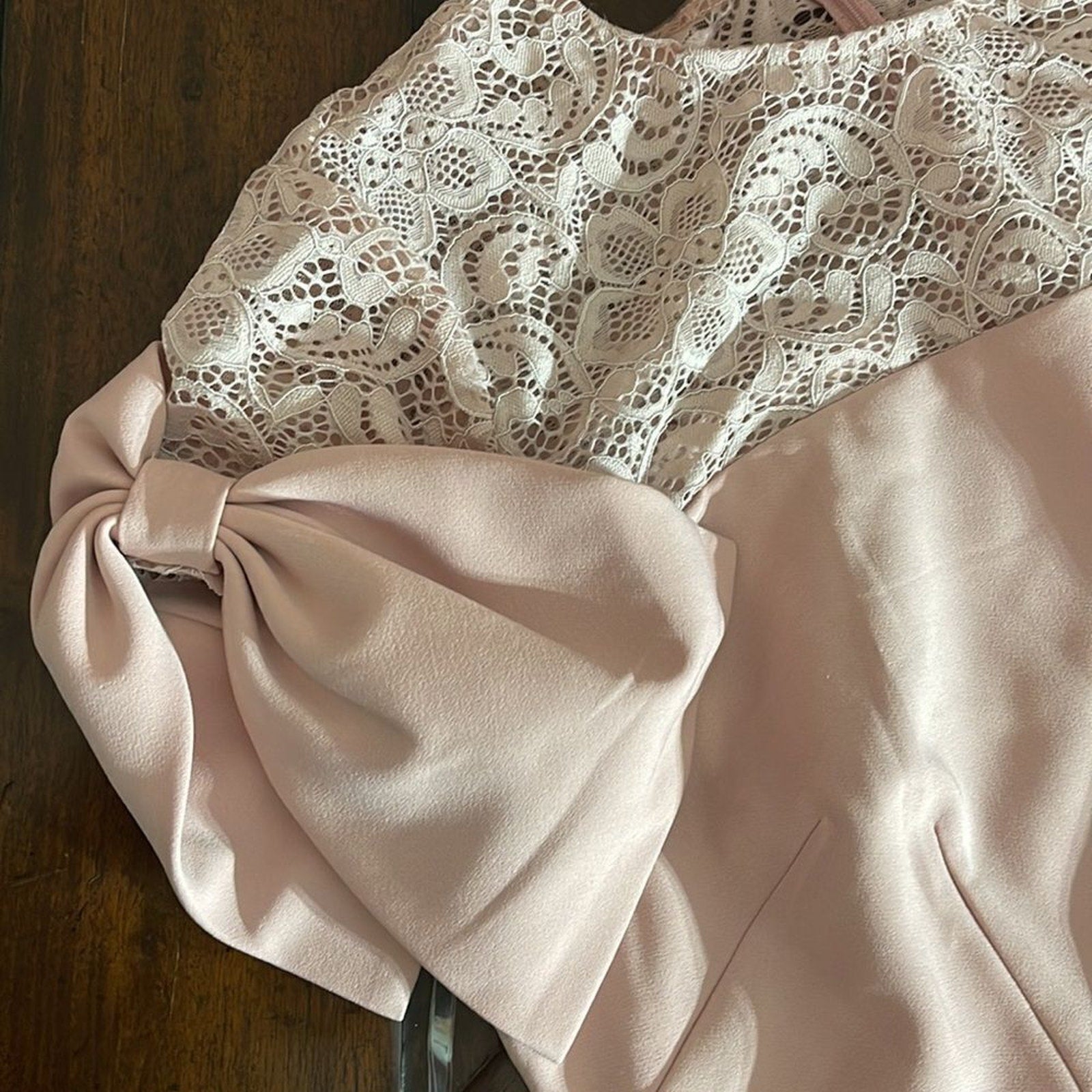 NWT - JS Collections Annalise Bow Mermaid Gown - size 14