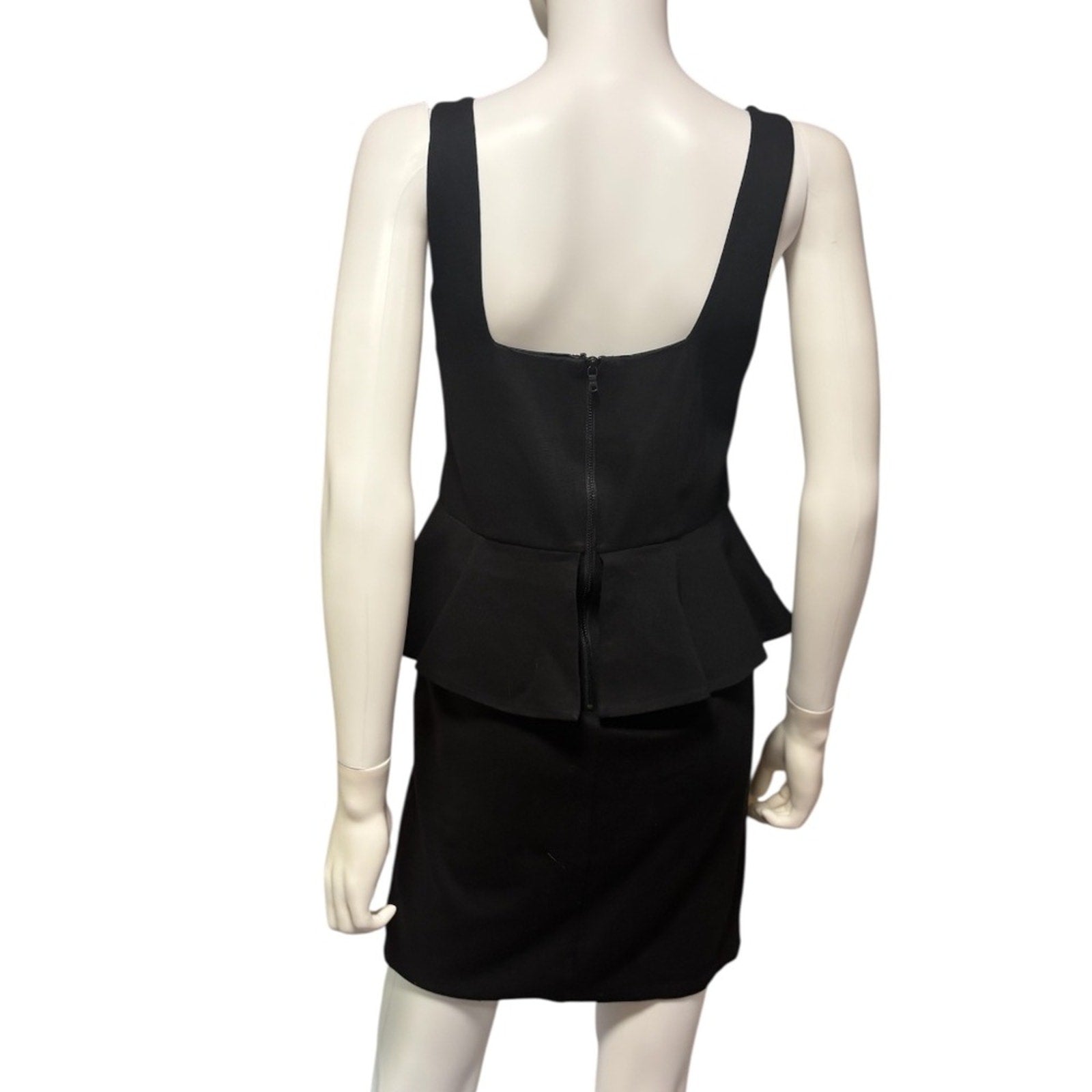 Alice and Olivia Employed Peplum Dress - size 4