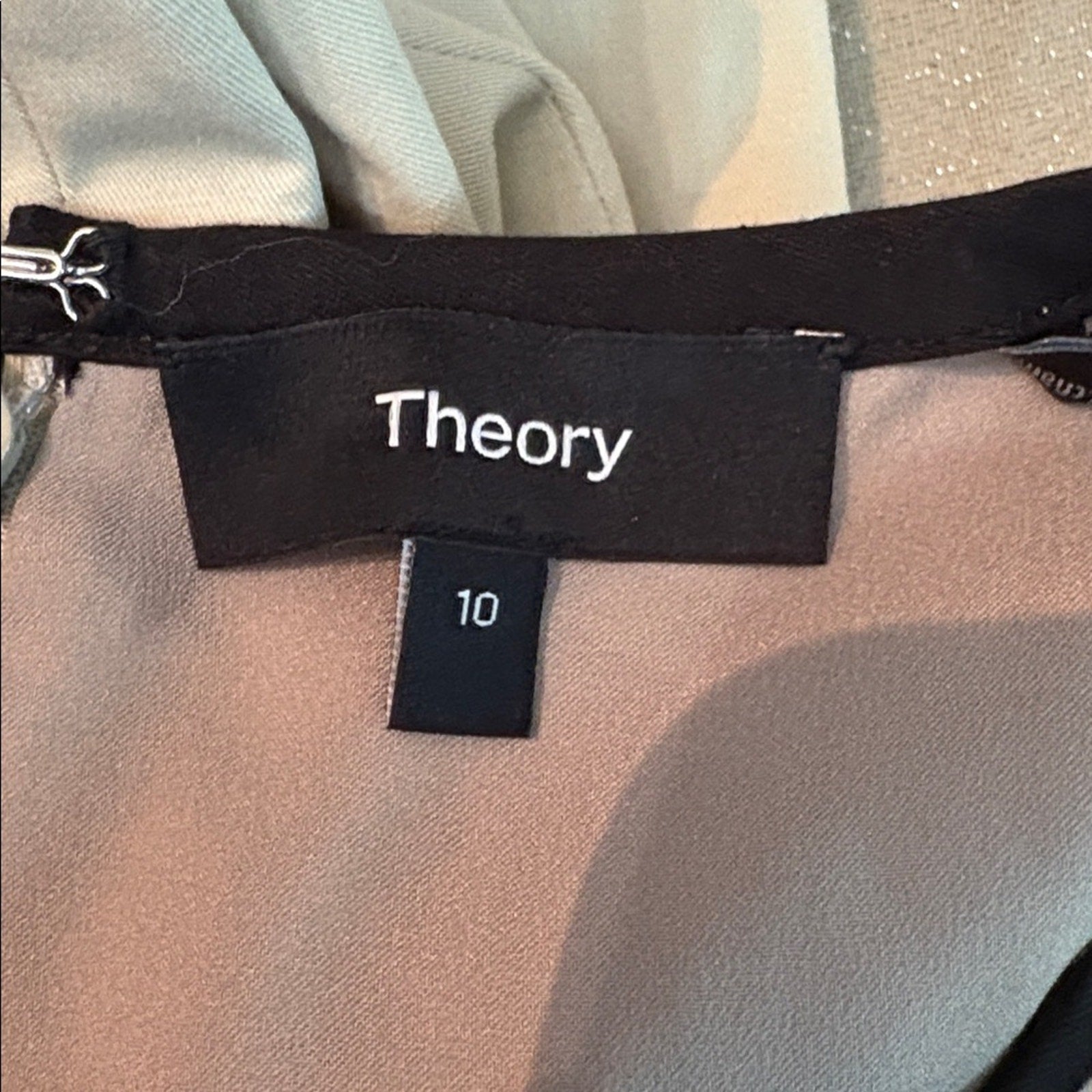 NEW Theory Contrast Trim Shift Dress - size 10