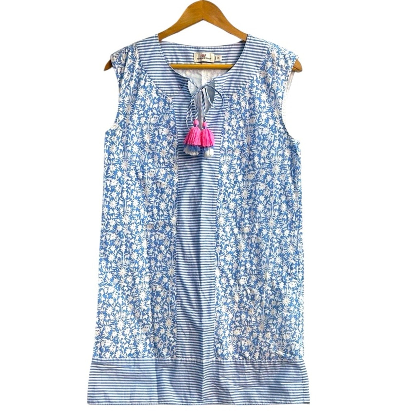 Vineyard Vines blue floral dress - size XS