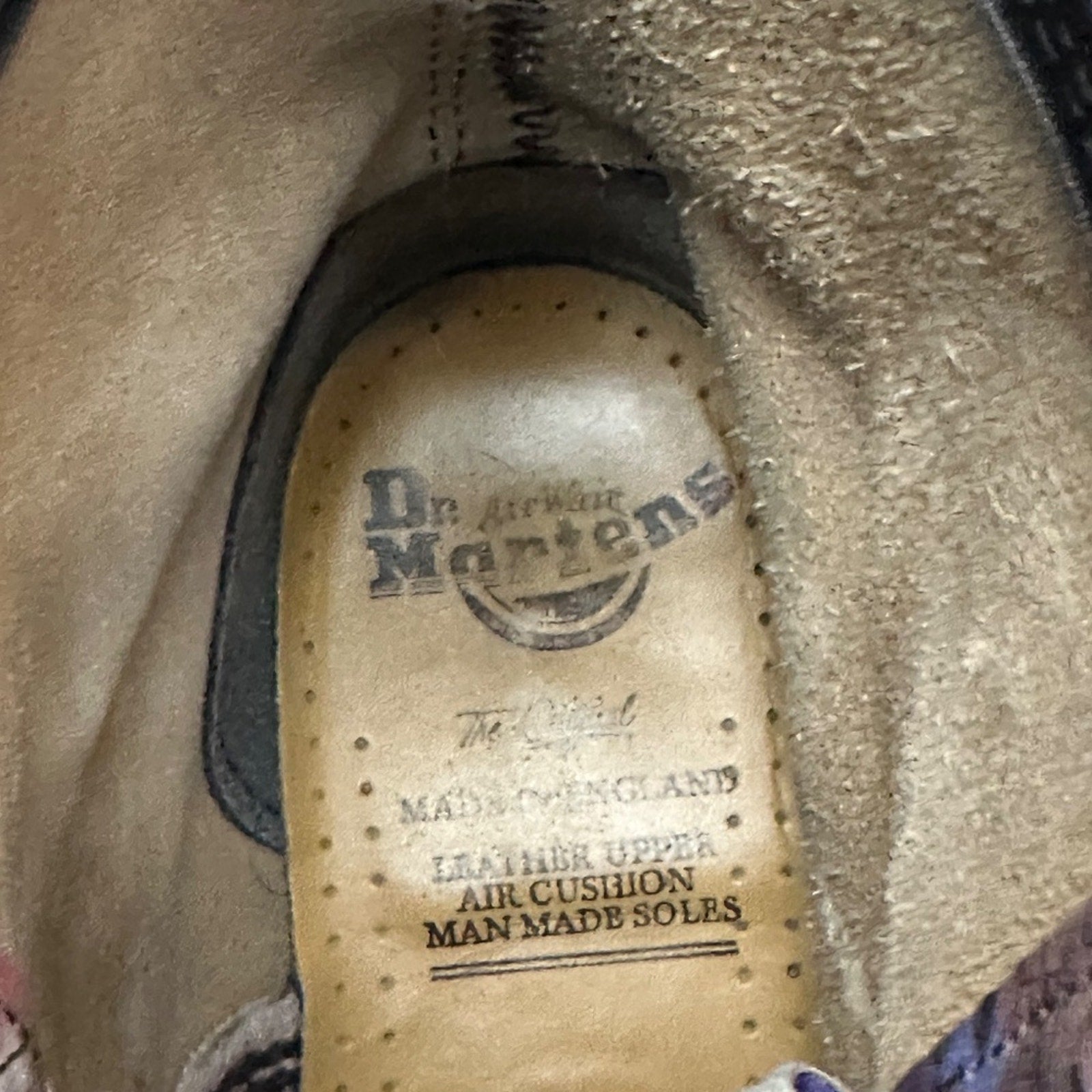 DR. MARTENS PINK LONDON ICONS LEATHER BOOTS VINTAGE - size 9 US women