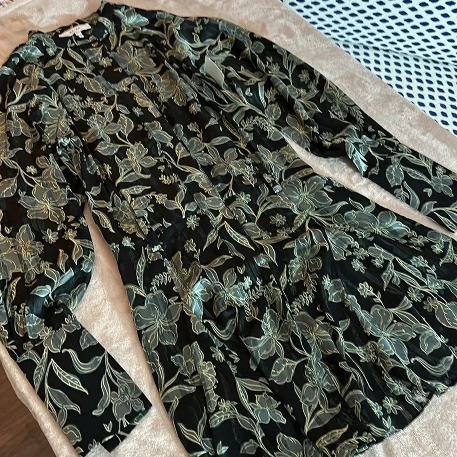 NEW REISS Larissa Floral Print Mini Dress - size 2