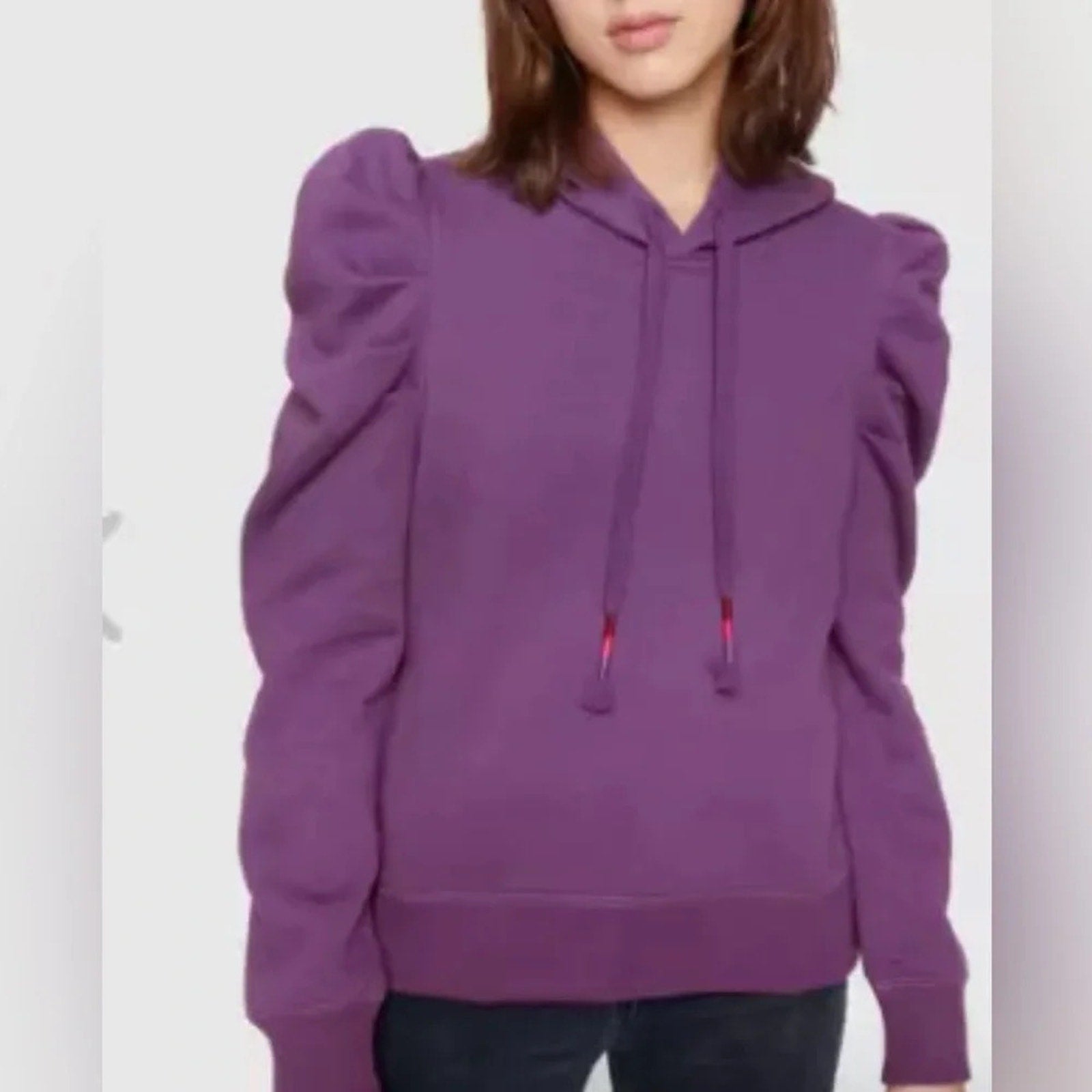 Rebecca Minkoff Janine Hoodie purple New with tags msrp $98 size XS