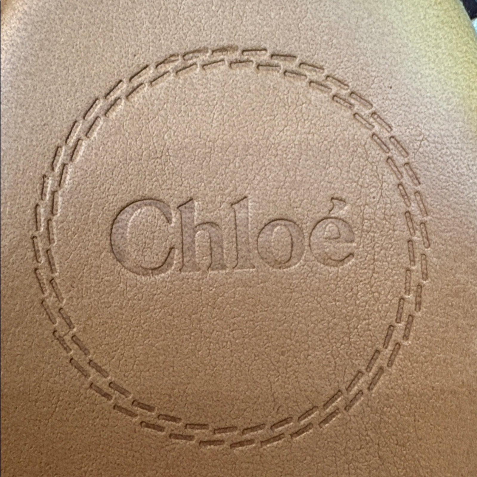 Chloe Women's Brown Camel Sandals Leather - 39