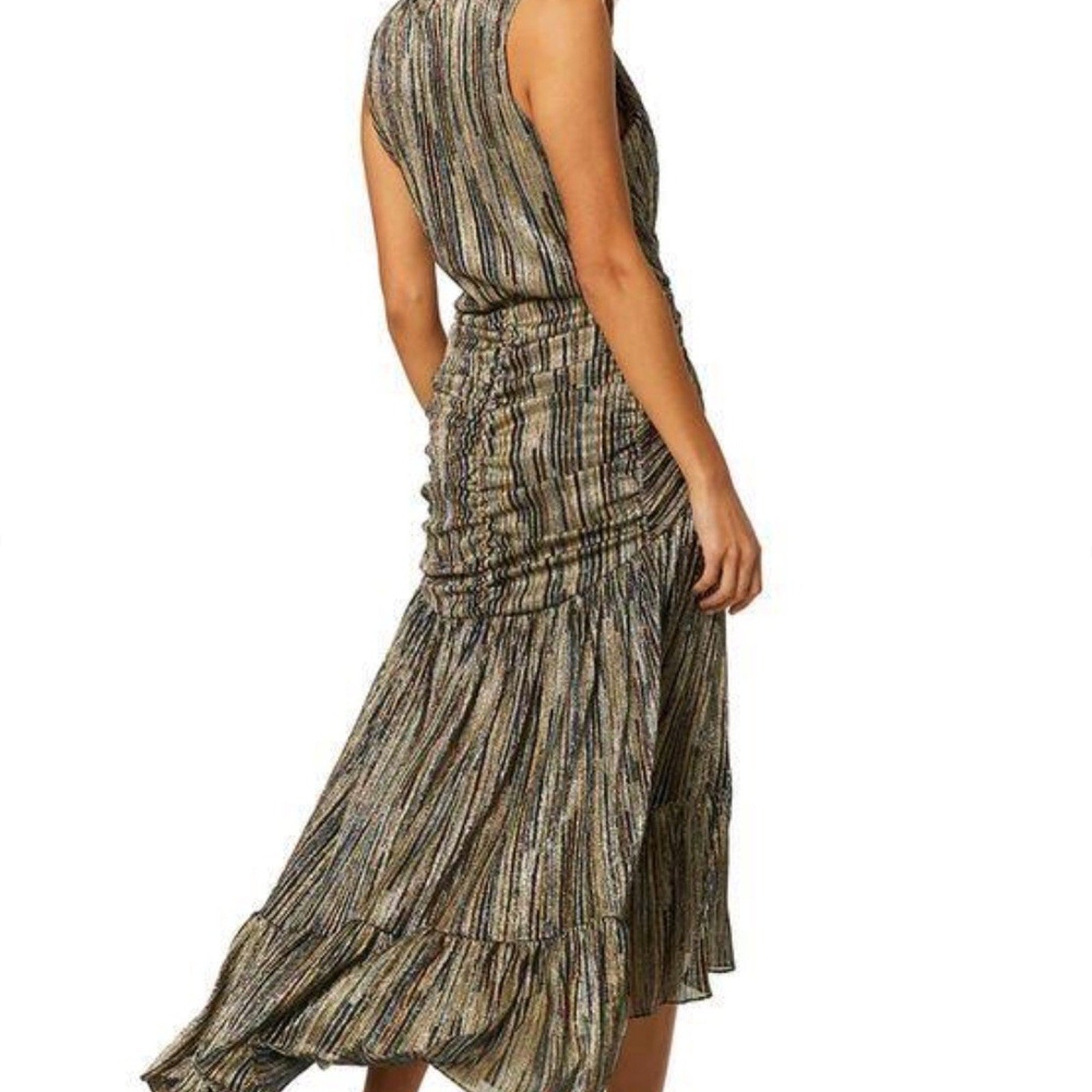 REBECCA TAYLOR Monarch Fleur Cutout Maxi Dress - size XS