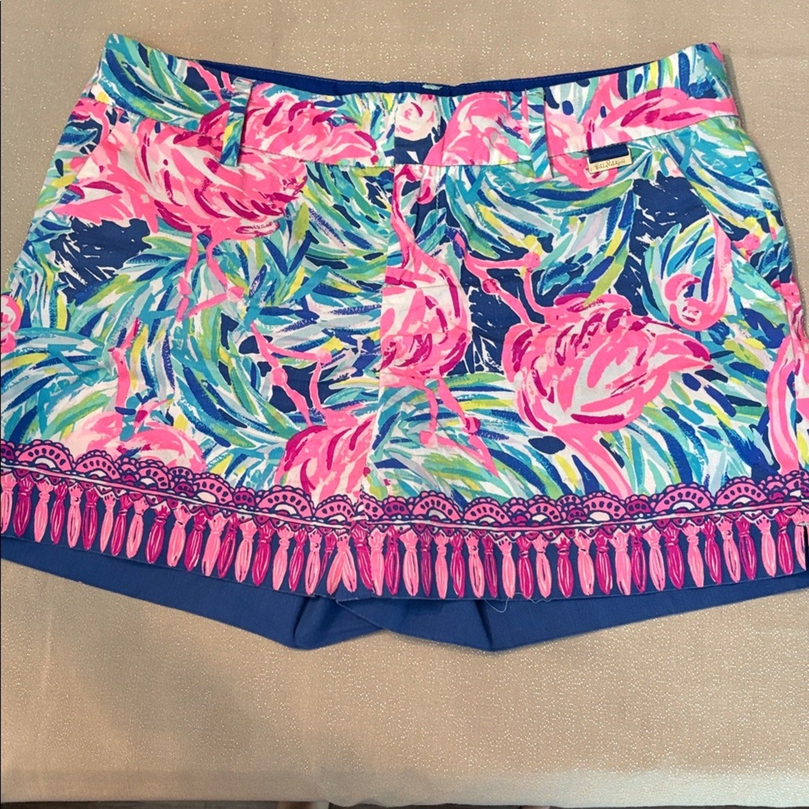 Lilly Pulitzer 5 Callan Shorts Flamenco Beach Engineered - size 6