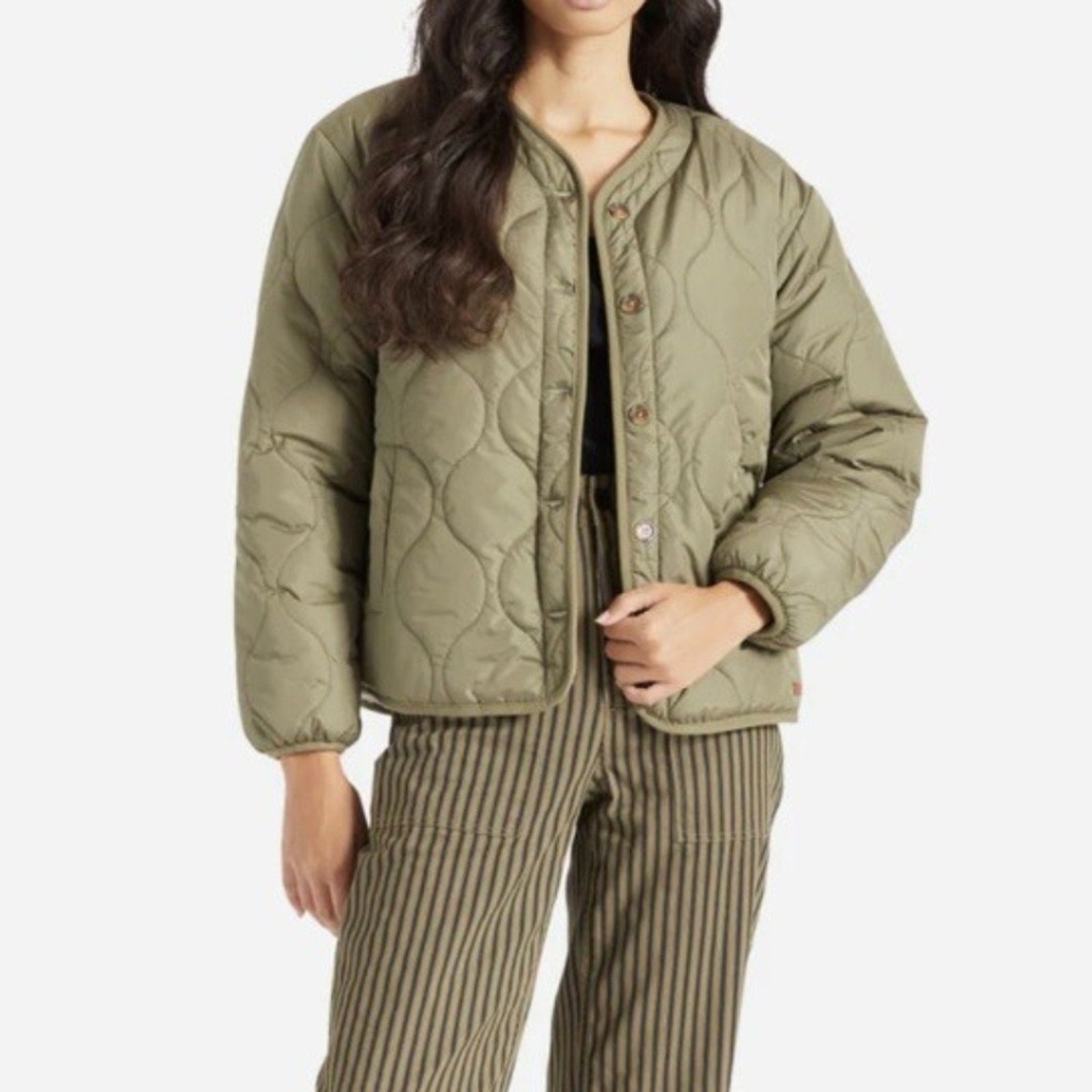 Brixton Sherpa Reversible Padded Jacket Women’s Size XS