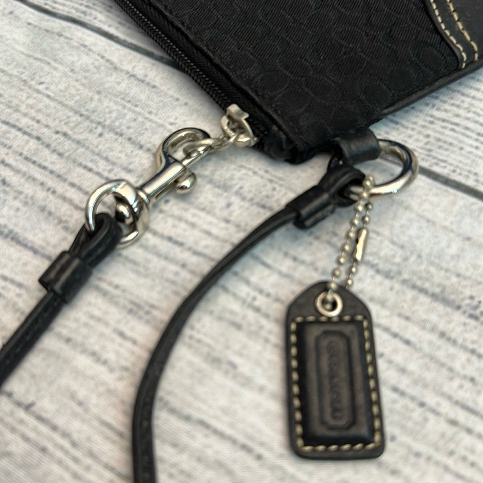 Coach Y2K clutch black mini