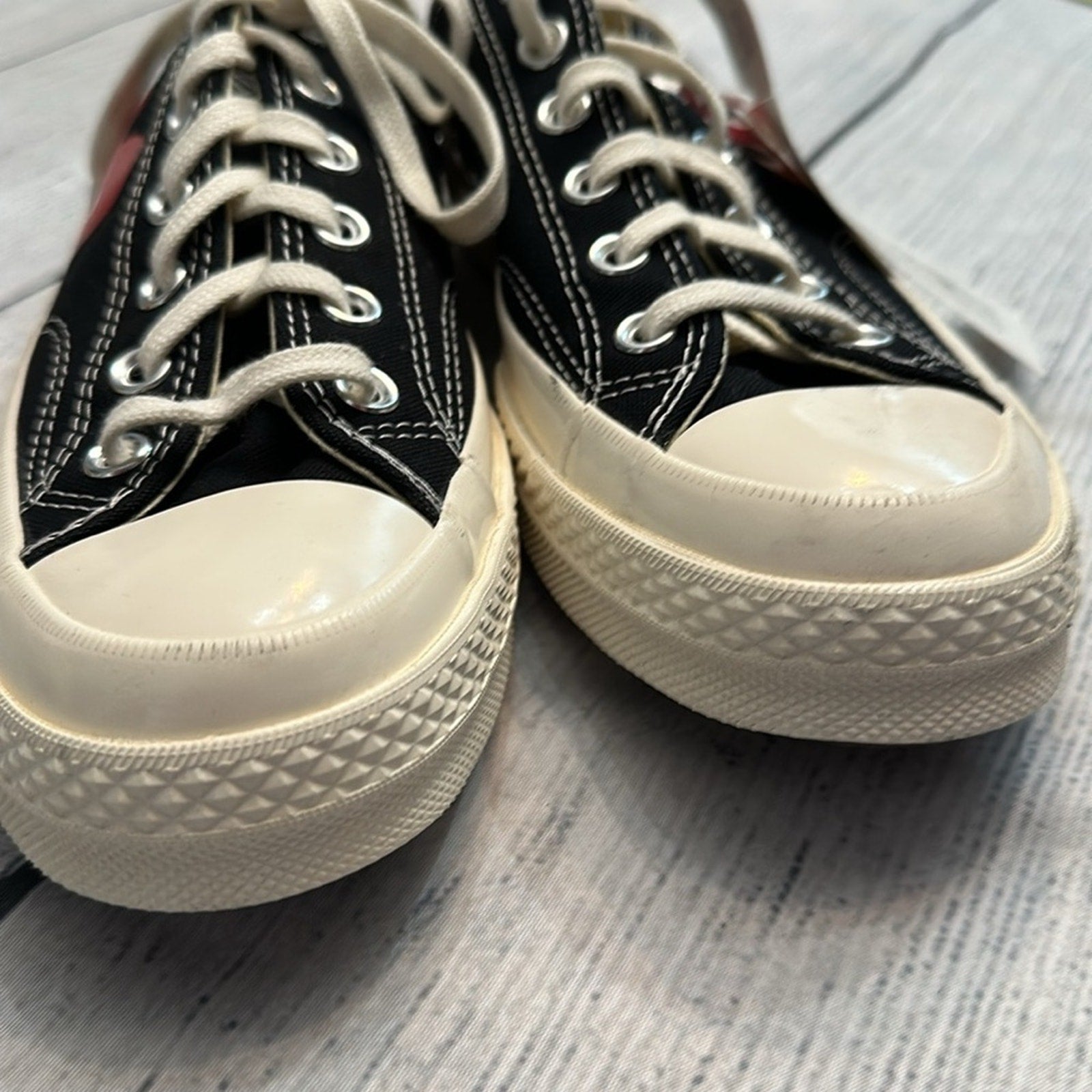 NEW Comme Des Garcons PLAY x Converse Unisex Chuck Taylor Lace Up Sneakers