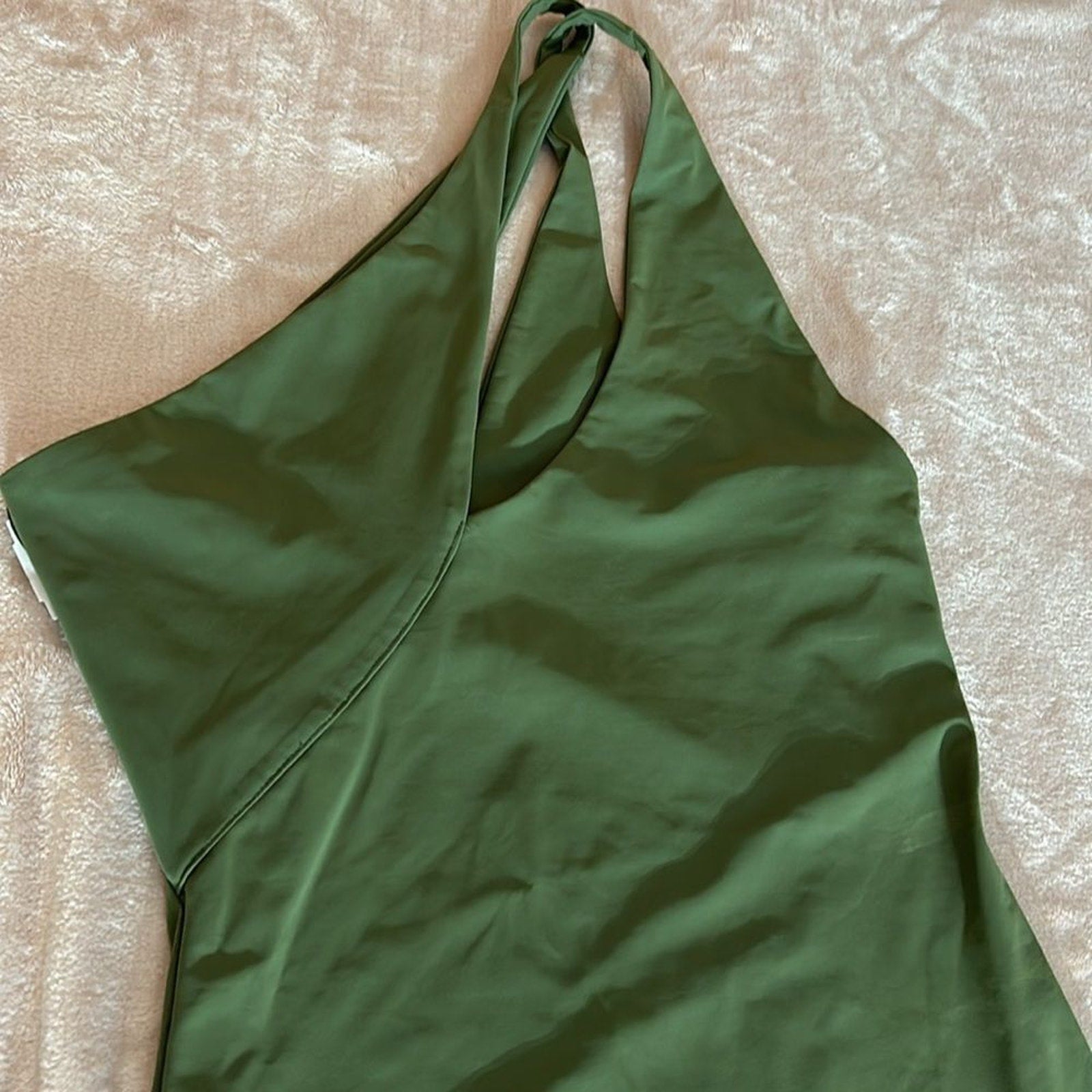 NWOT ALIX NYC Page One Shoulder Cut Out Thong Bodysuit - size M