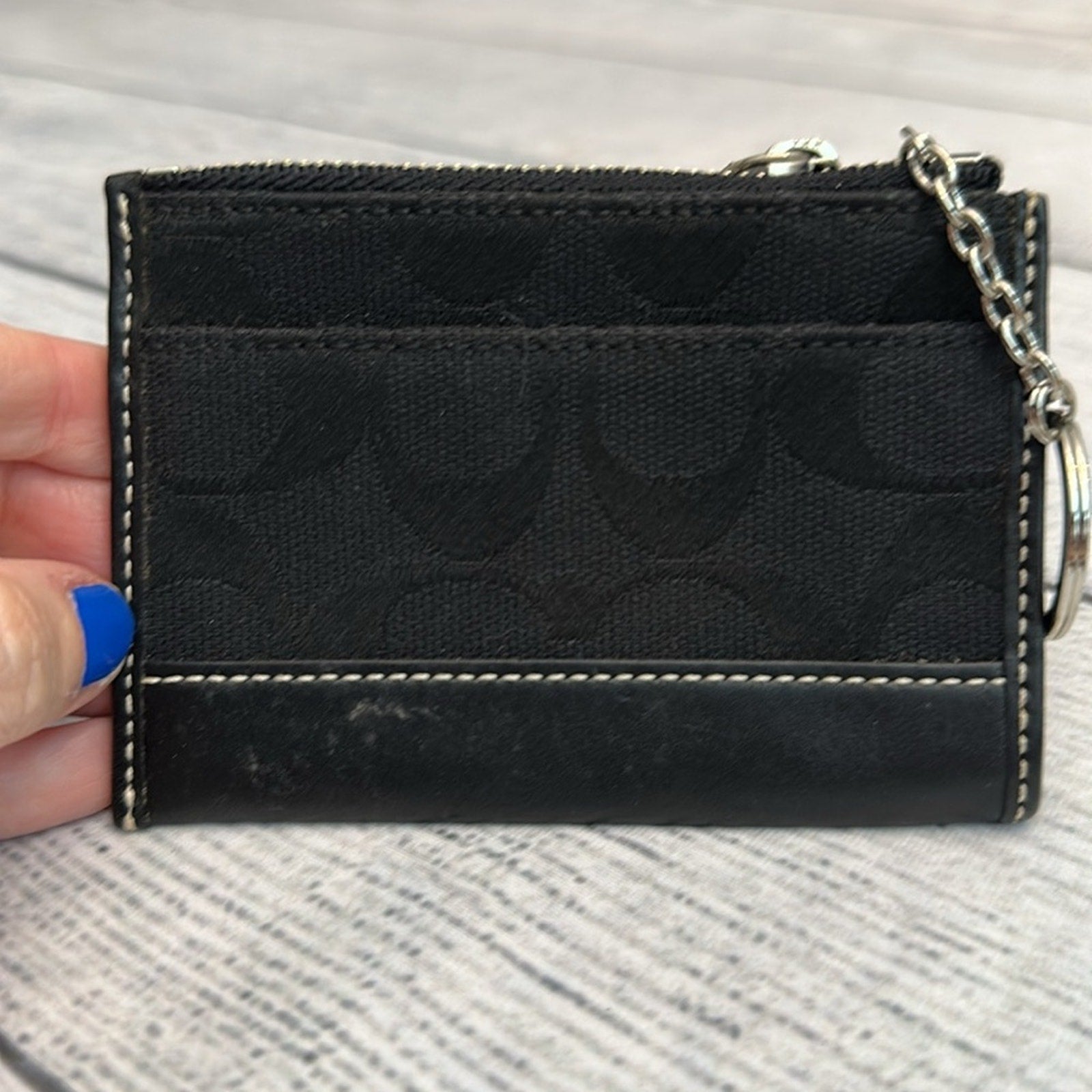 Coach vintage Y2K keychain card wallet