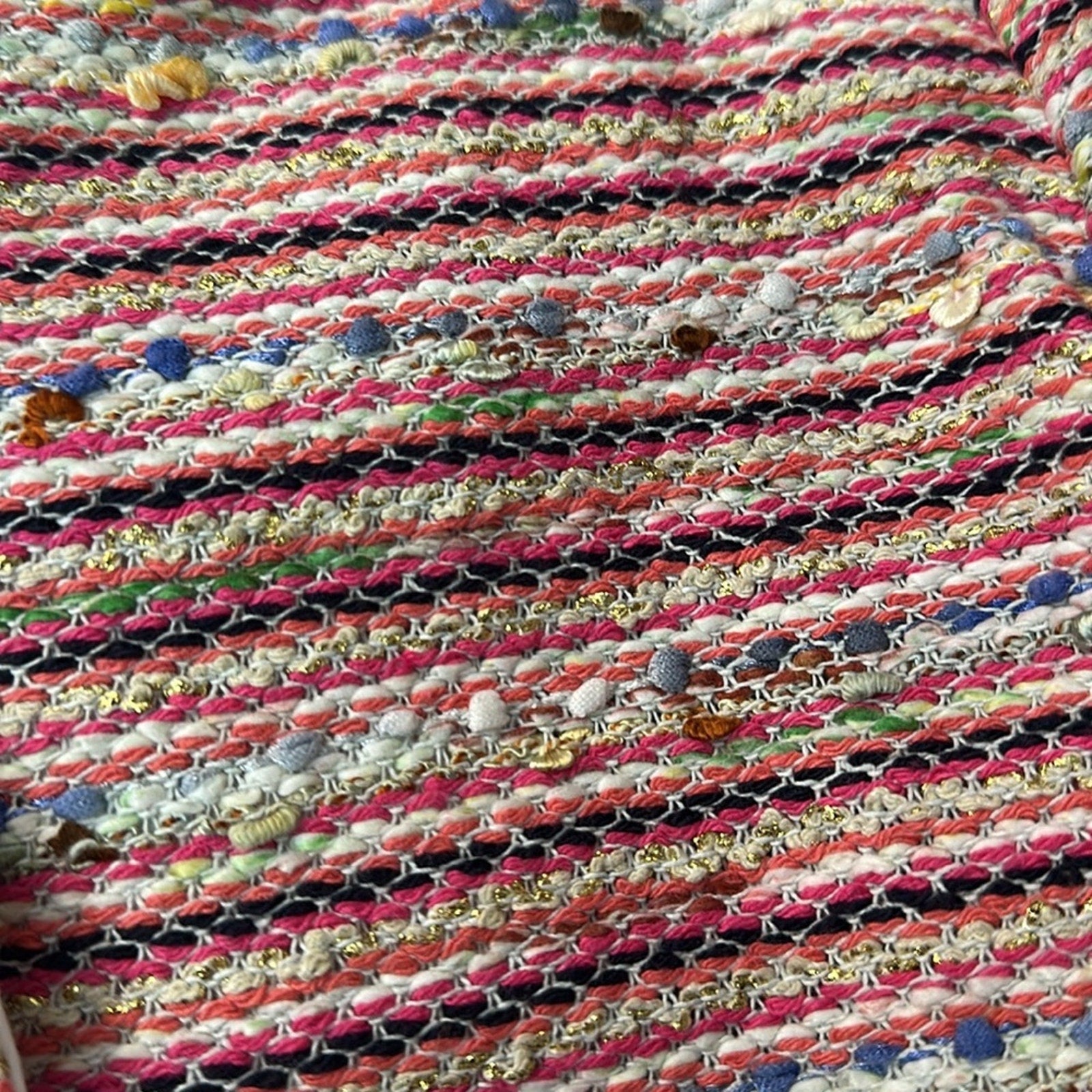 Vilagallo tweed metallic cardigan size 40 / M