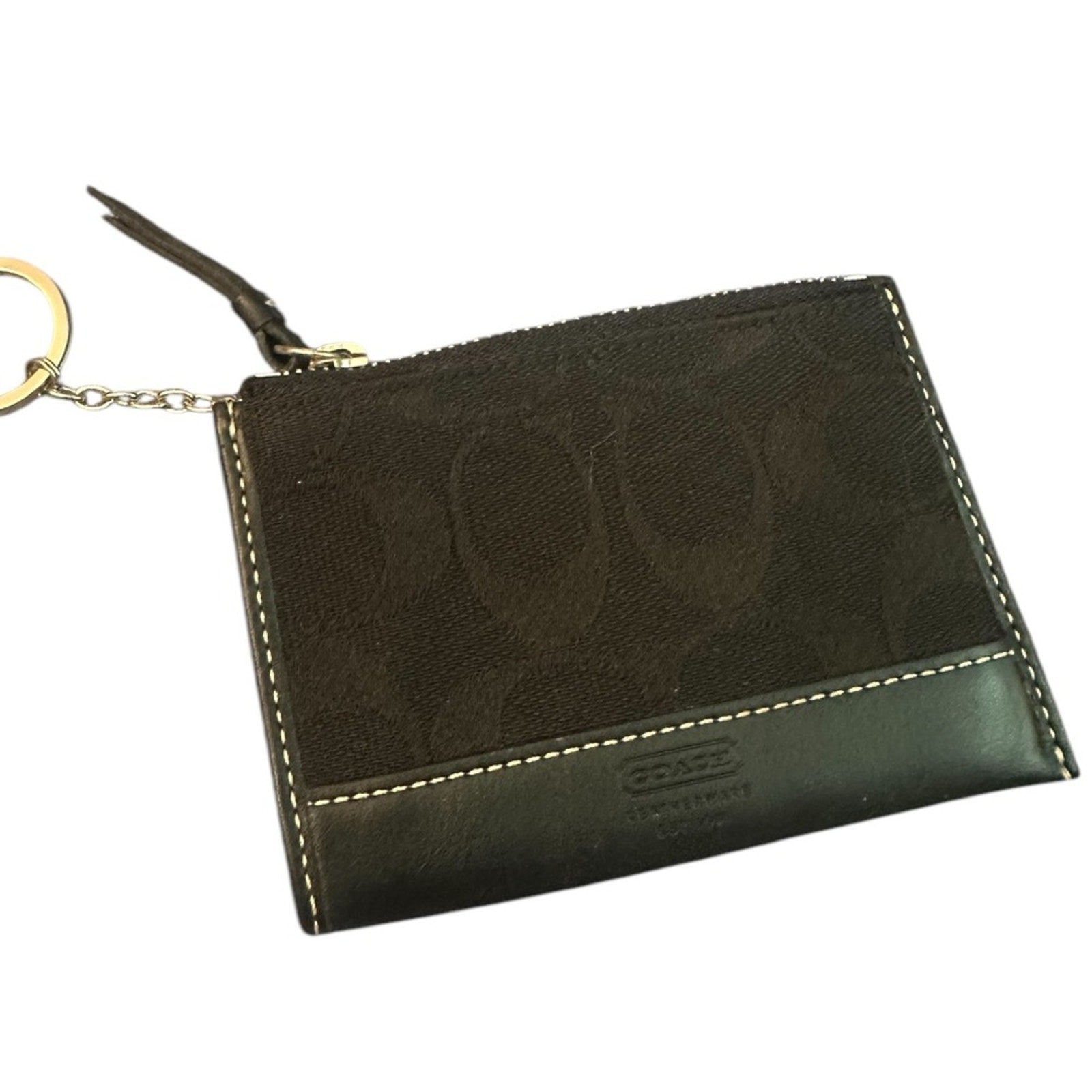 Coach vintage Y2K keychain card wallet