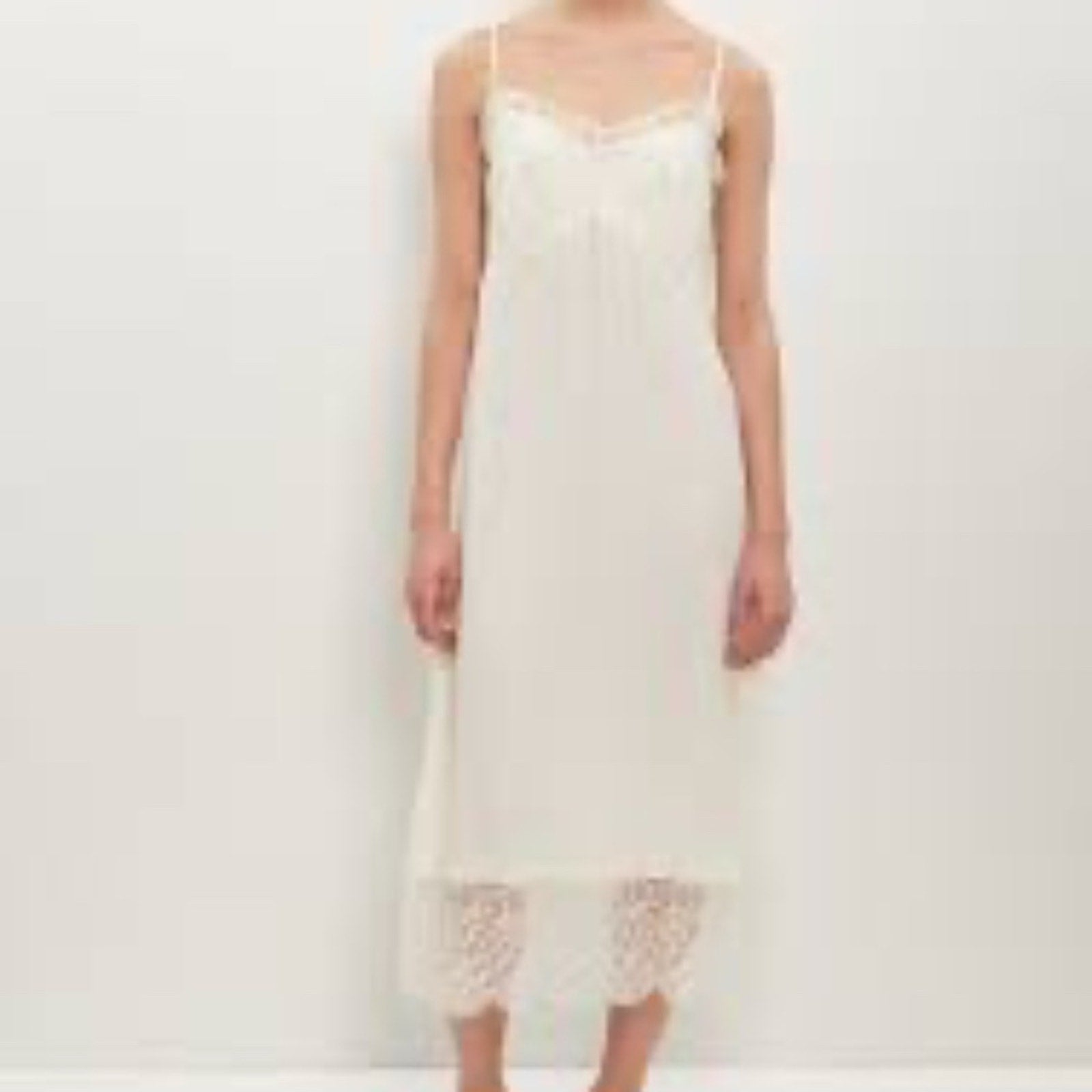 Simone Rocha - Crêpe de chine slip dress - size US 8 (UK 12)