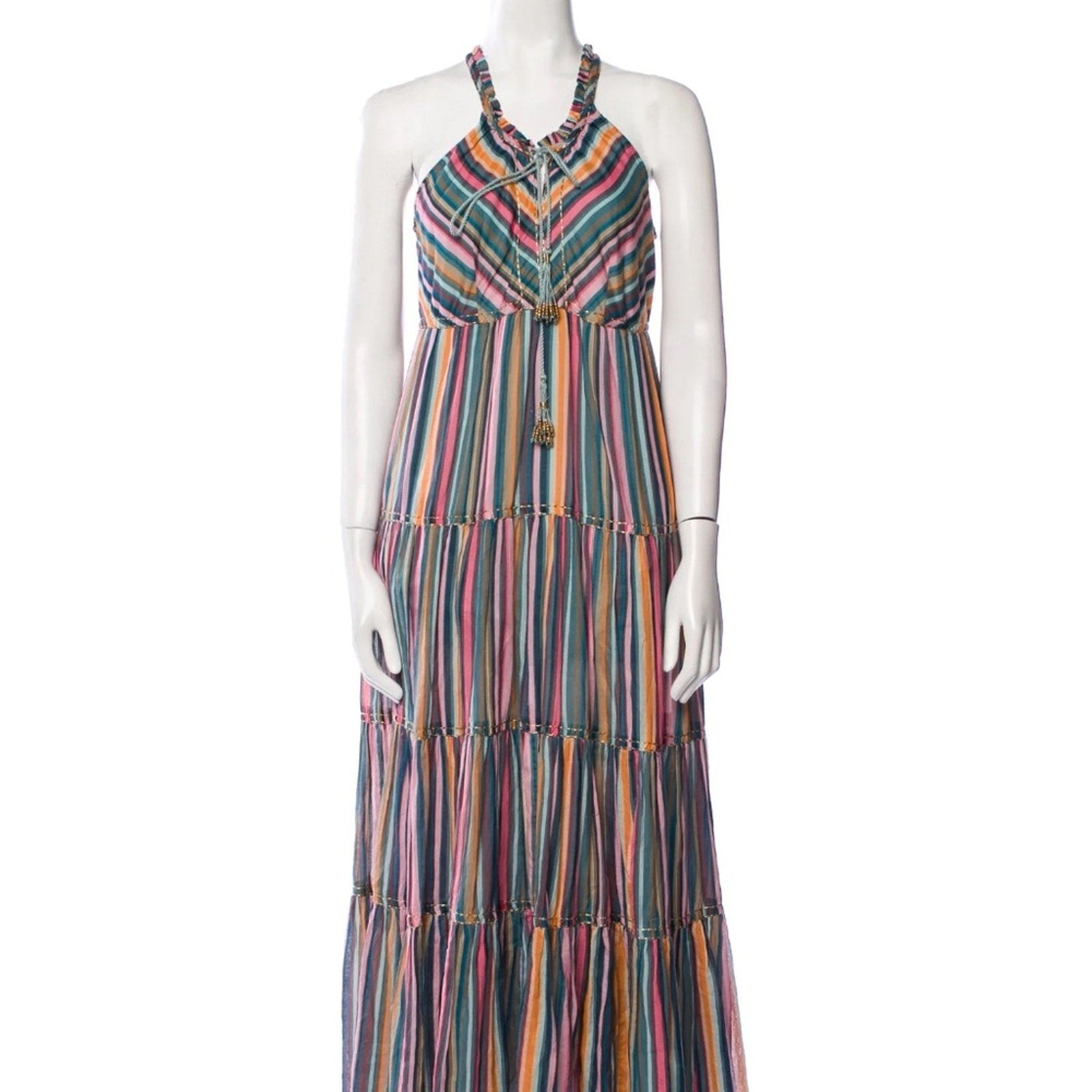 Love Sam Winnie Stripe Maxi Dress - size M