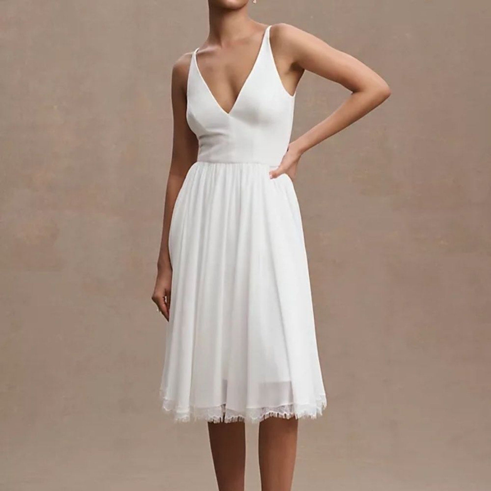 NWT Dress The Population Alicia Chiffon A-Line Dress - size XXS