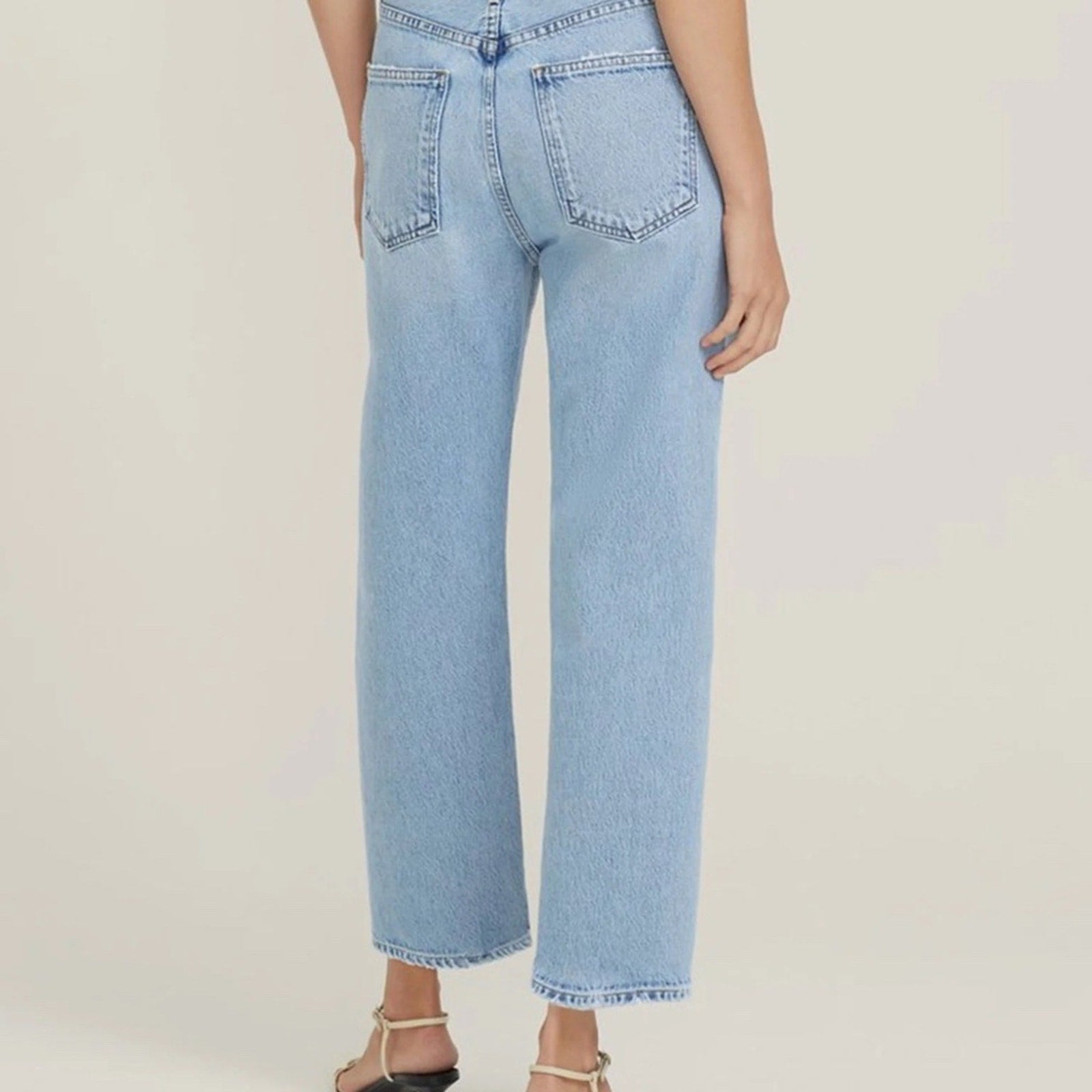 NWT Agolde 90's Mid Rise Crop Jeans - Replica Clean - size 31