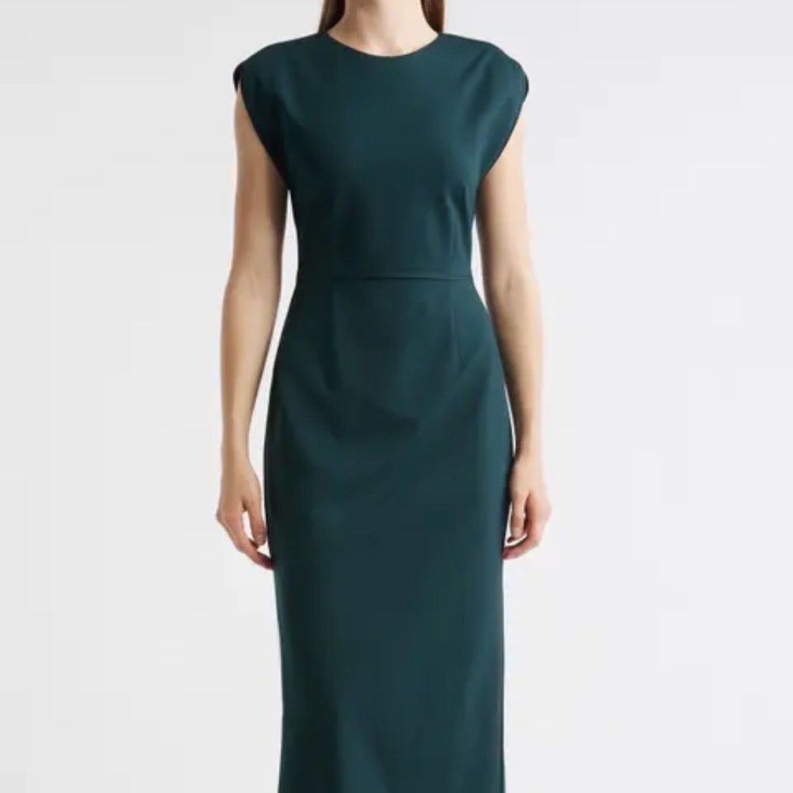 NEW BOSS Detira Cap Sleeve Sheath Dress - size 18