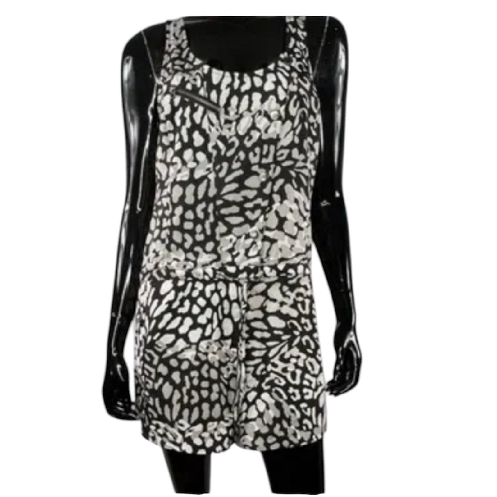 Armani Exchange Cheetah Print Romper -size 4