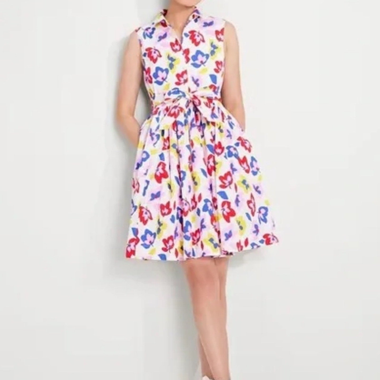 Kate Spade Summer Flowers Marina Dress Size XS