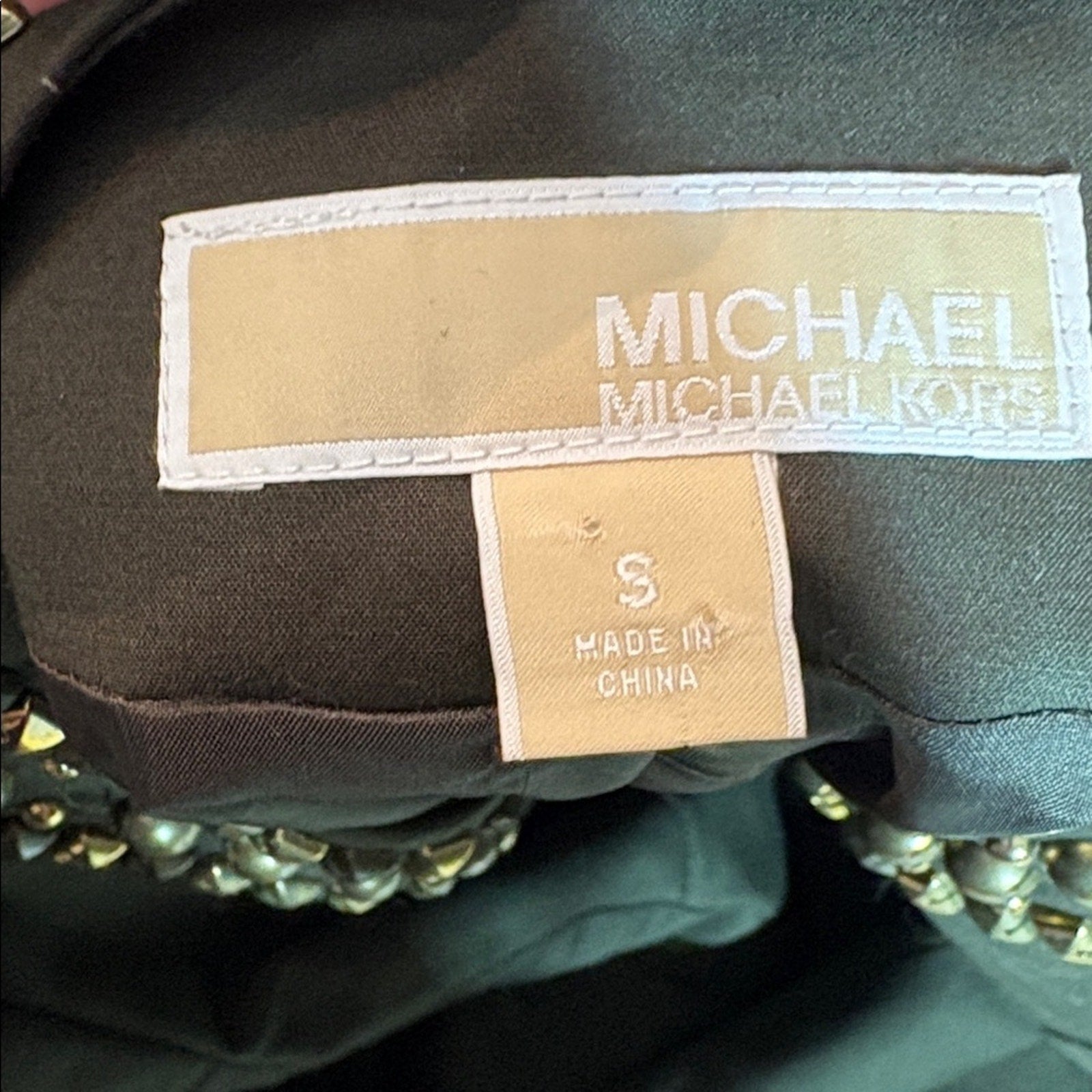 MICHAEL Michael Kors Studded Moto Jacket Blazer -size small