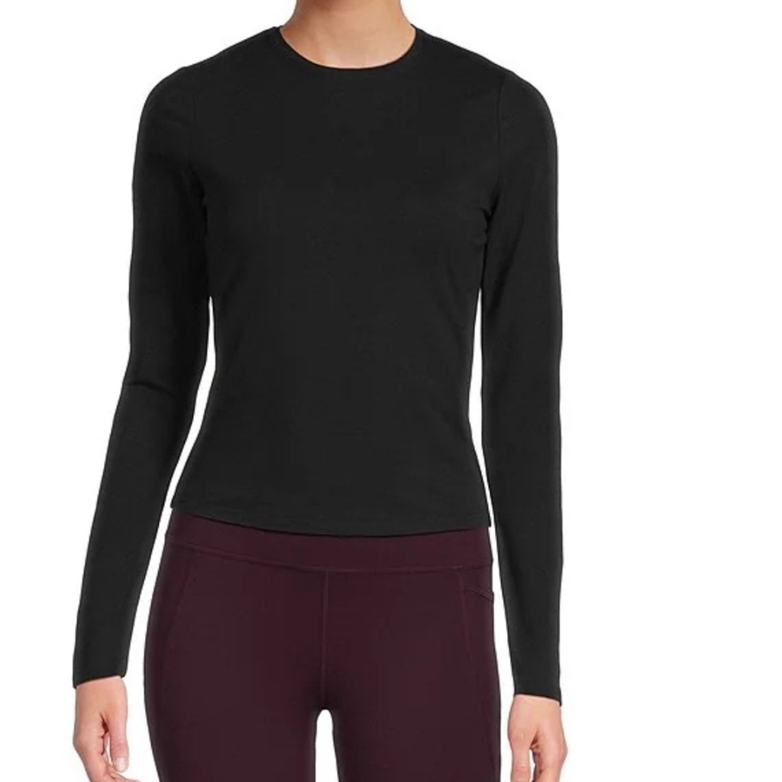 NWT Sweaty Betty Essential Sculpt Long Sleeve Top - size 8