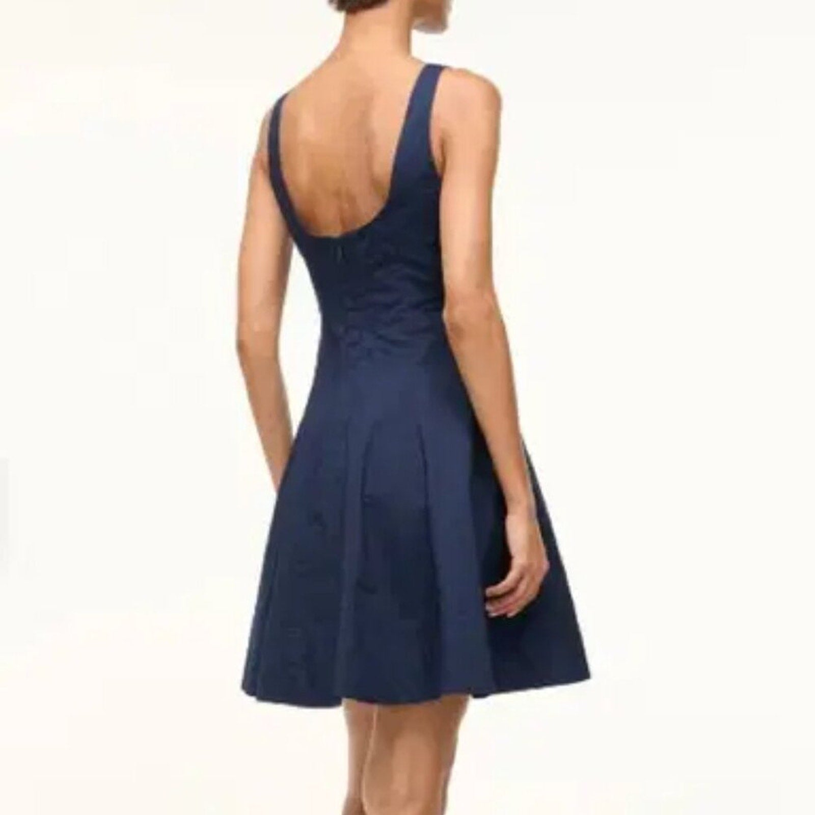 NWT Staud Landscape dress - navy - size 12